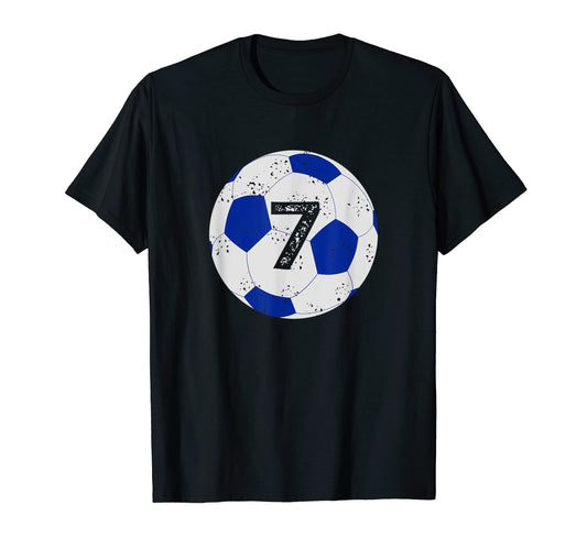 7 Year Old 7Th Birthday Soccer Lover T-Shirt - Streetwear Style Unisex - T-Shirt, Sweatshirt, Hoodie