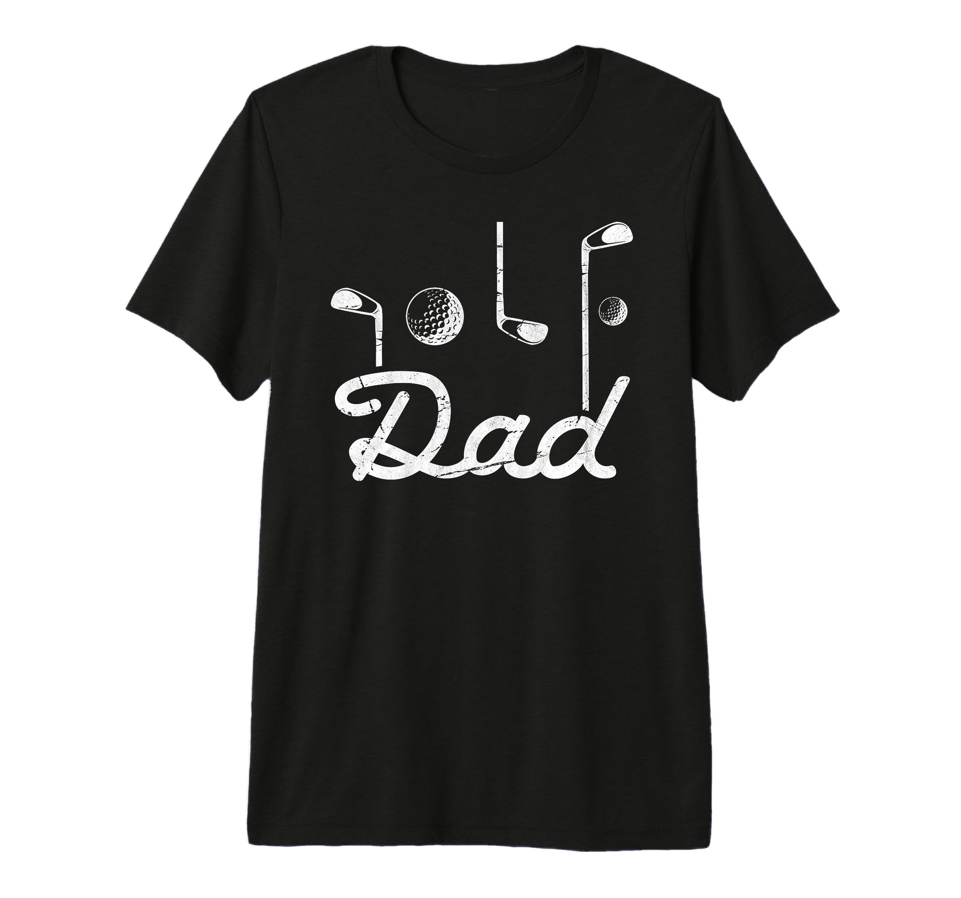 Mens Golf Dad Funny Golfing Best Dad T-Shirt - Custom Art Print Unisex - T-Shirt, Sweatshirt, Hoodie