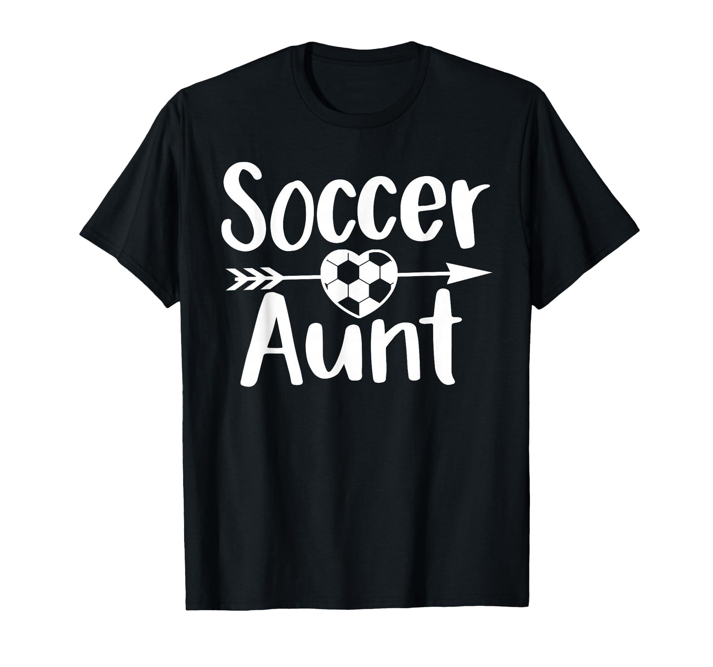 Soccer Aunt Heart Sport Lover Auntie T-Shirt - Streetwear Style for Adults - T-Shirt, Sweatshirt, Hoodie