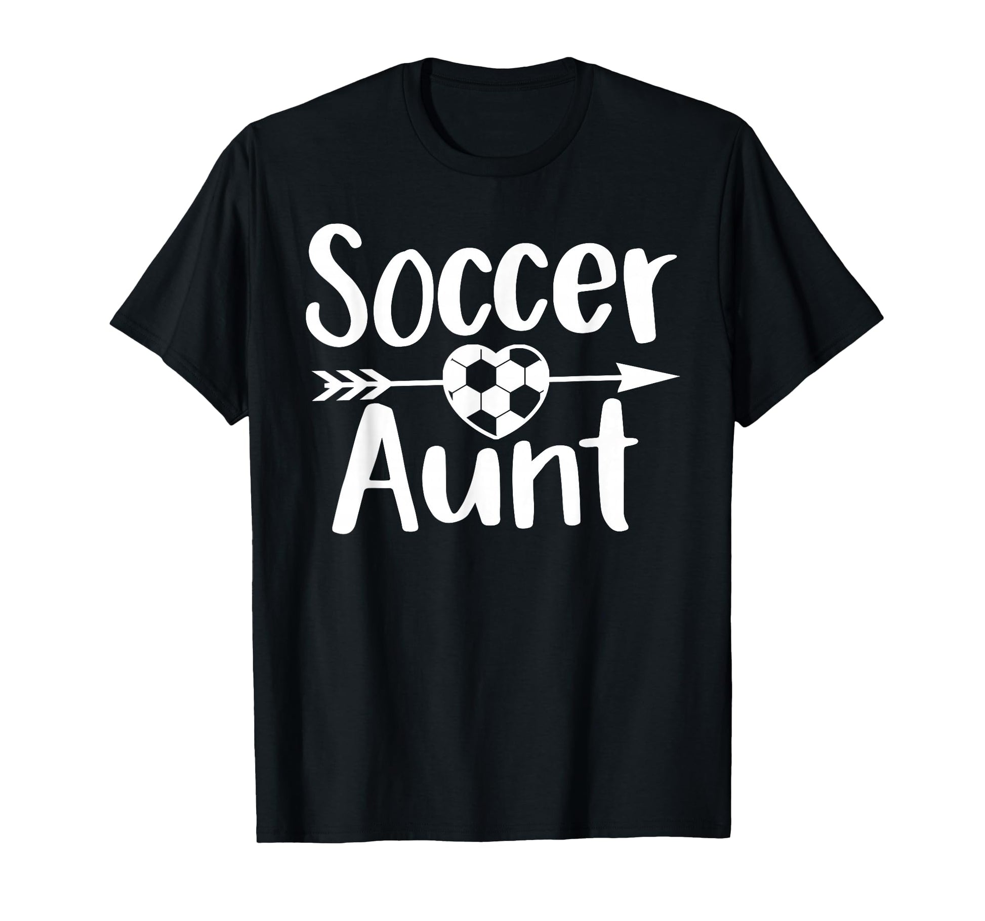 Soccer Aunt Heart Sport Lover Auntie T-Shirt - Streetwear Style for Adults - T-Shirt, Sweatshirt, Hoodie