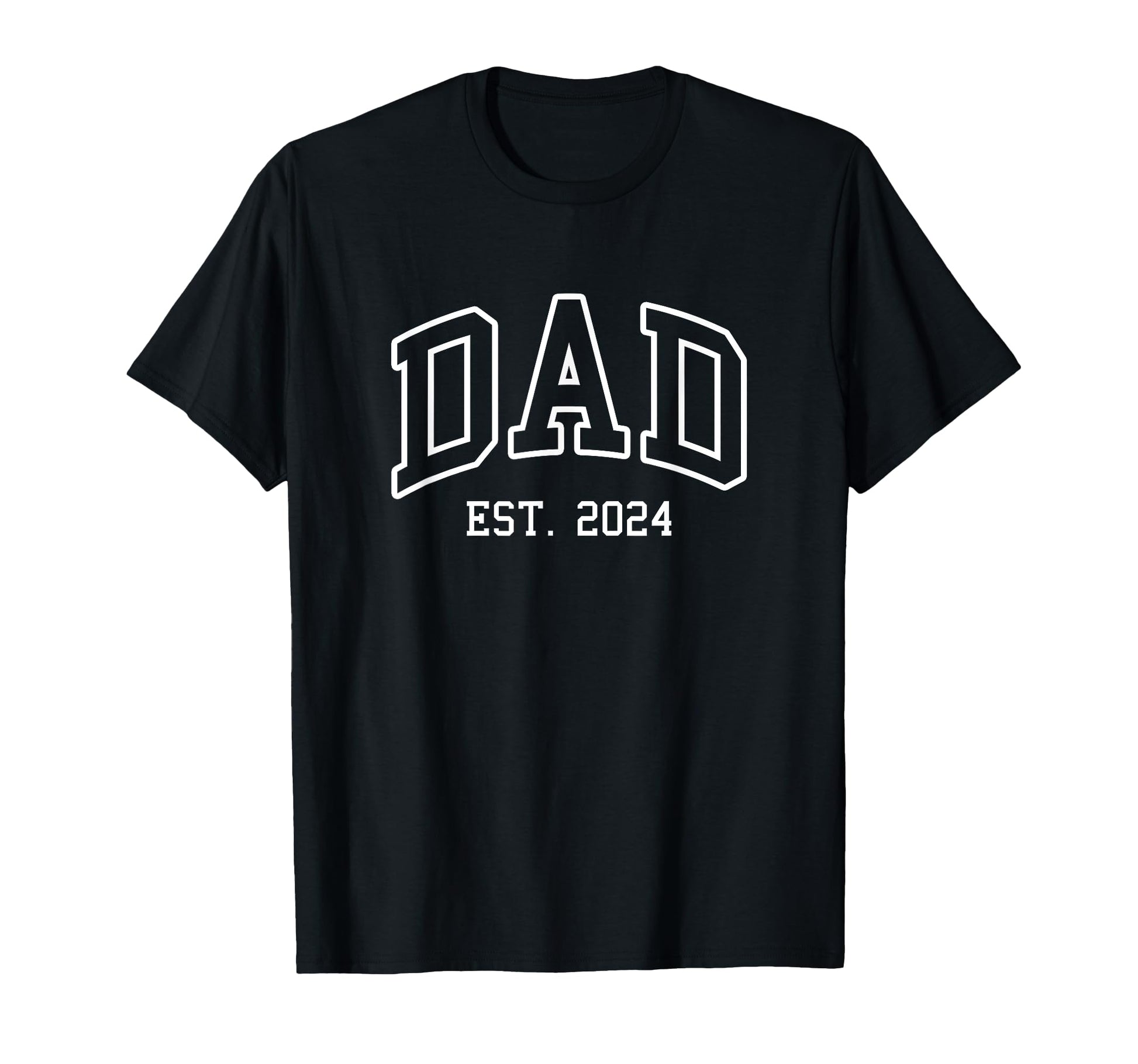 Dad Est 2024 Father To Be Throwback T-Shirt - Trendy Graphic for Adults - T-Shirt, Sweatshirt, Hoodie