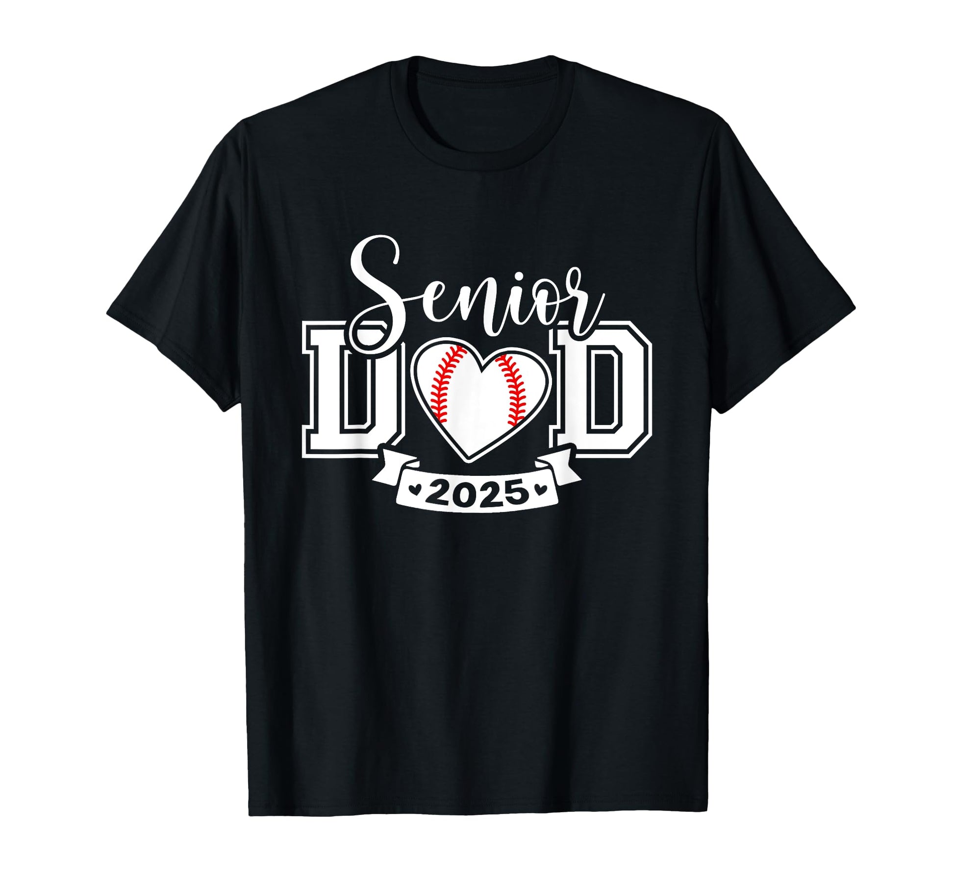 Senior Baseball Dad Class 2025 Player T-Shirt - Custom Art Print Unisex - T-Shirt, Sweatshirt, Hoodie