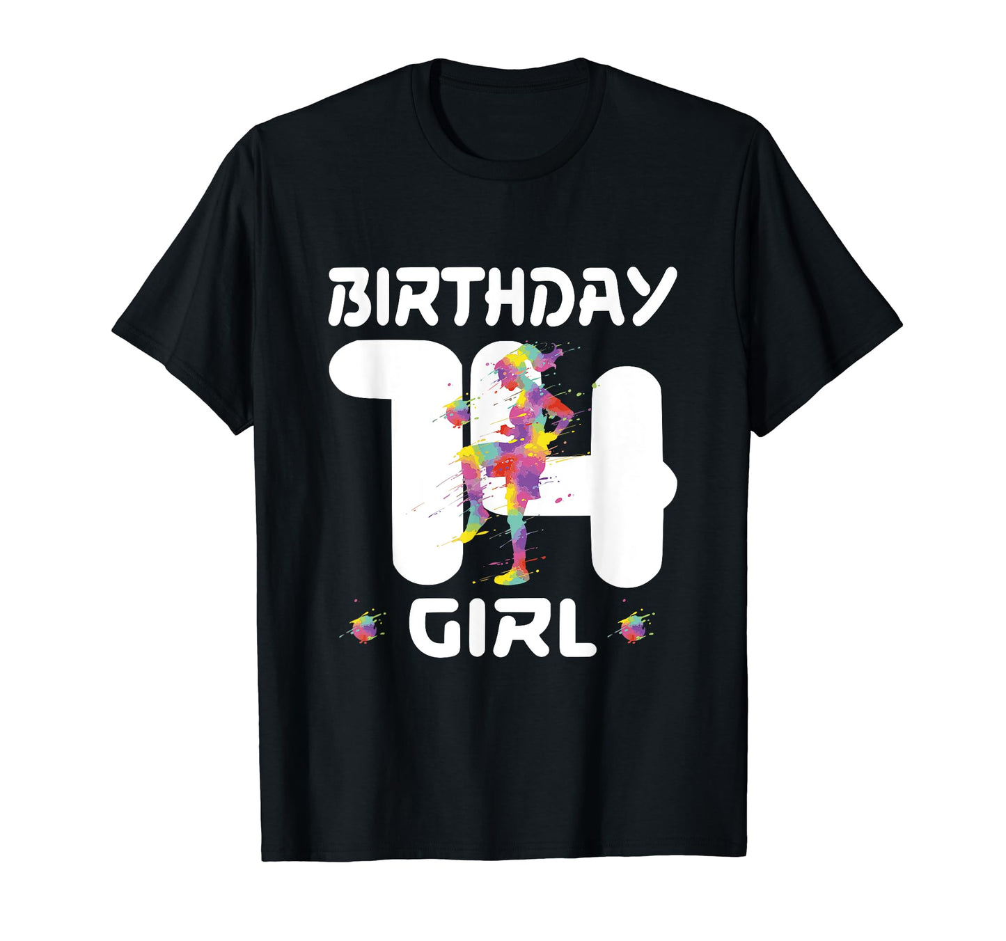 14Th Birthday Soccer Fourteen 14 T-Shirt - Minimalist Print for Adults - T-Shirt, Sweatshirt, Hoodie
