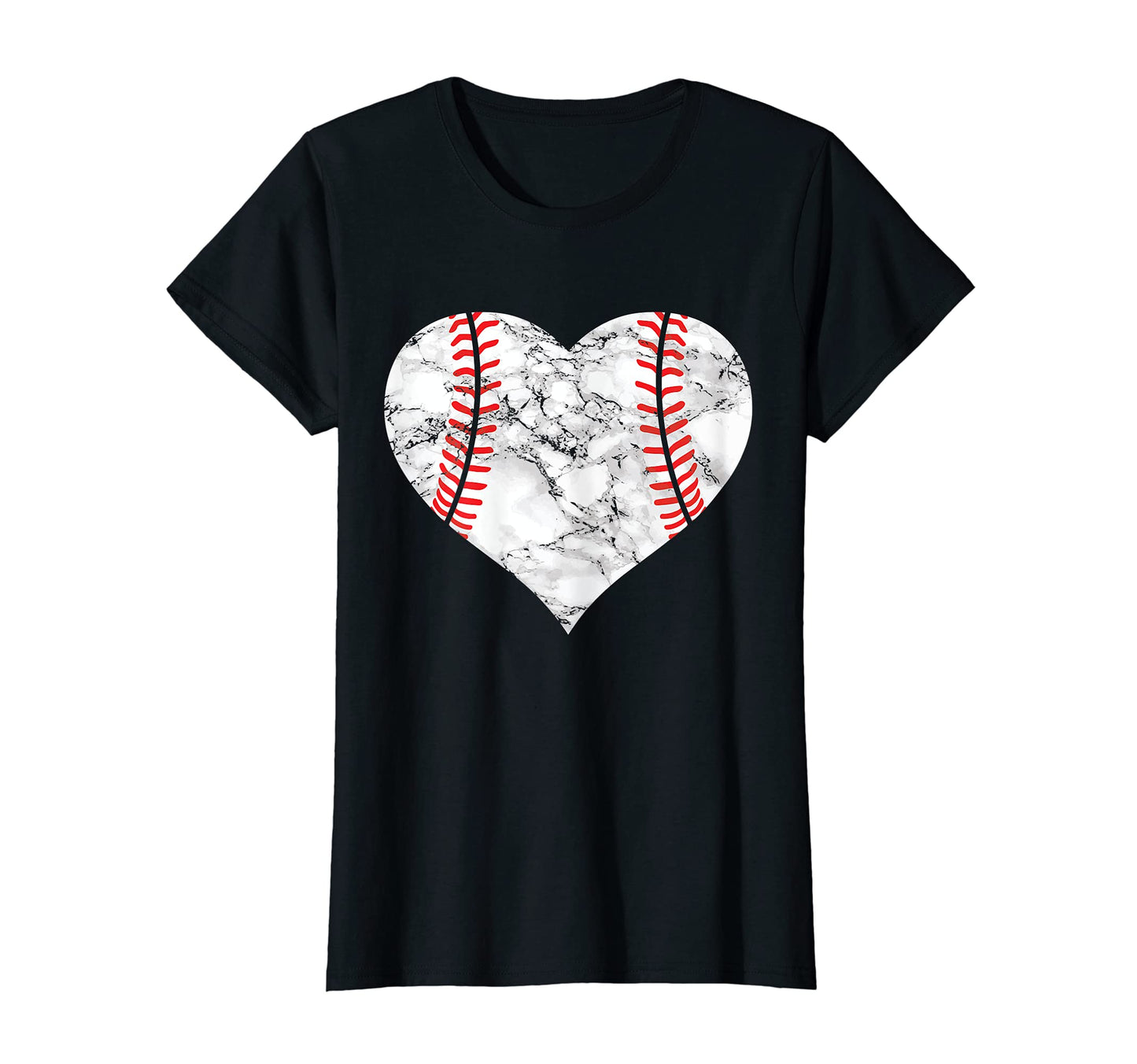 Womens Baseball Softball Heart Sports T-Shirt - Novelty Apparel Men Women - T-Shirt, Sweatshirt, Hoodie