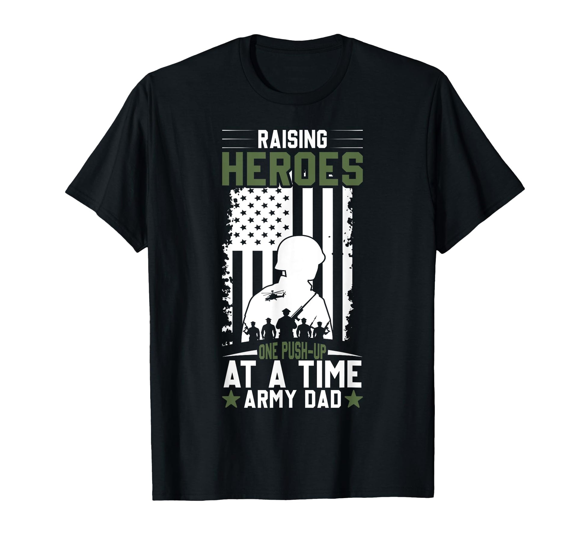 Proud Military Dad American Usa Flag T-Shirt - Streetwear Style Men Women - T-Shirt, Sweatshirt, Hoodie