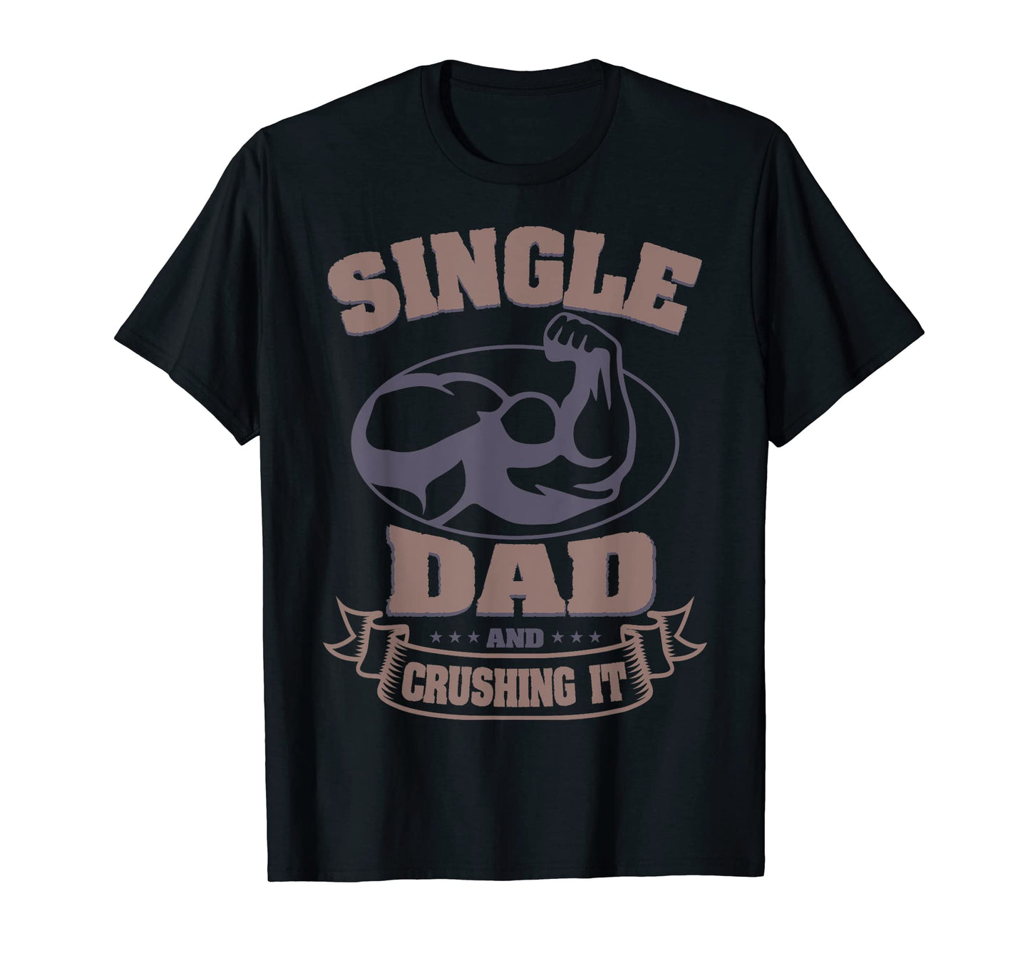 Single Dad Sole Parent Lone Father T-Shirt - Minimalist Print for Adults - T-Shirt, Sweatshirt, Hoodie