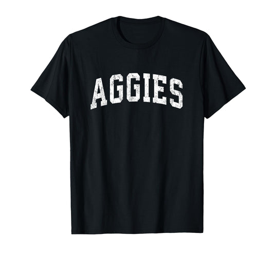 Aggies Mascot Athletic Sports Name T-Shirt - Casual Everyday Wear Men Women - T-Shirt, Sweatshirt, Hoodie