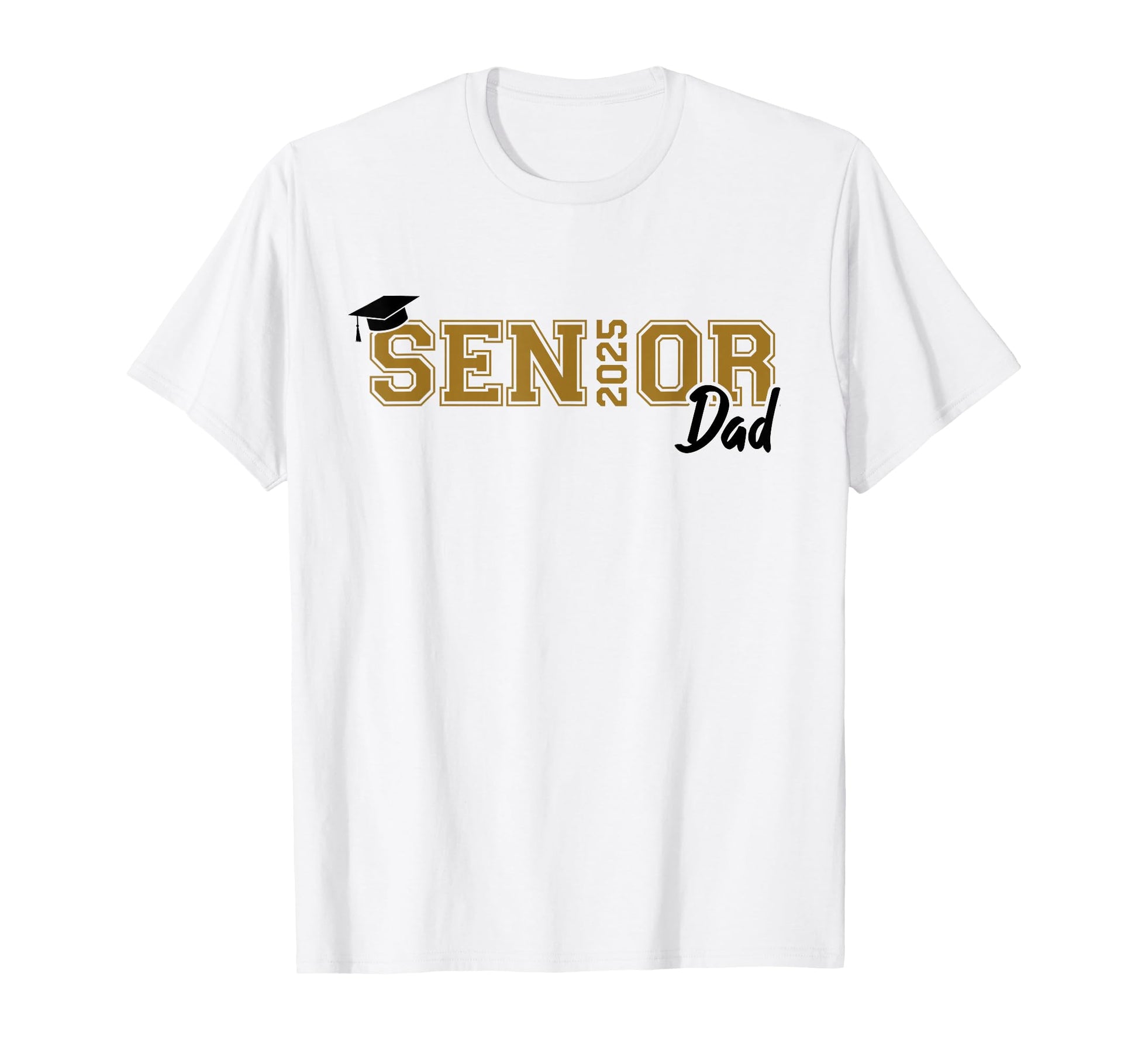 Class 2025 Graduation Proud Dad 2025 T-Shirt - Custom Art Print for Adults - T-Shirt, Sweatshirt, Hoodie