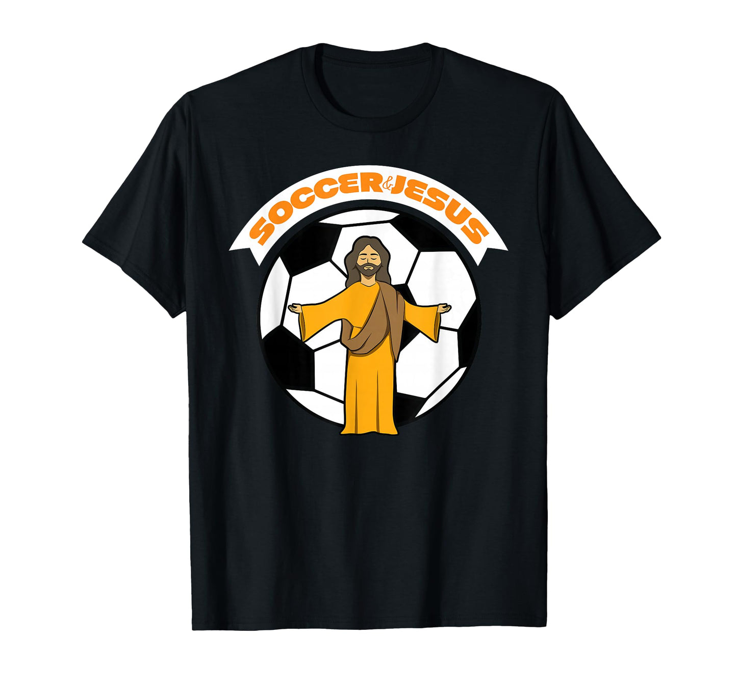 Soccer And Jesus T-Shirt - Novelty Apparel Men Women - T-Shirt, Sweatshirt, Hoodie