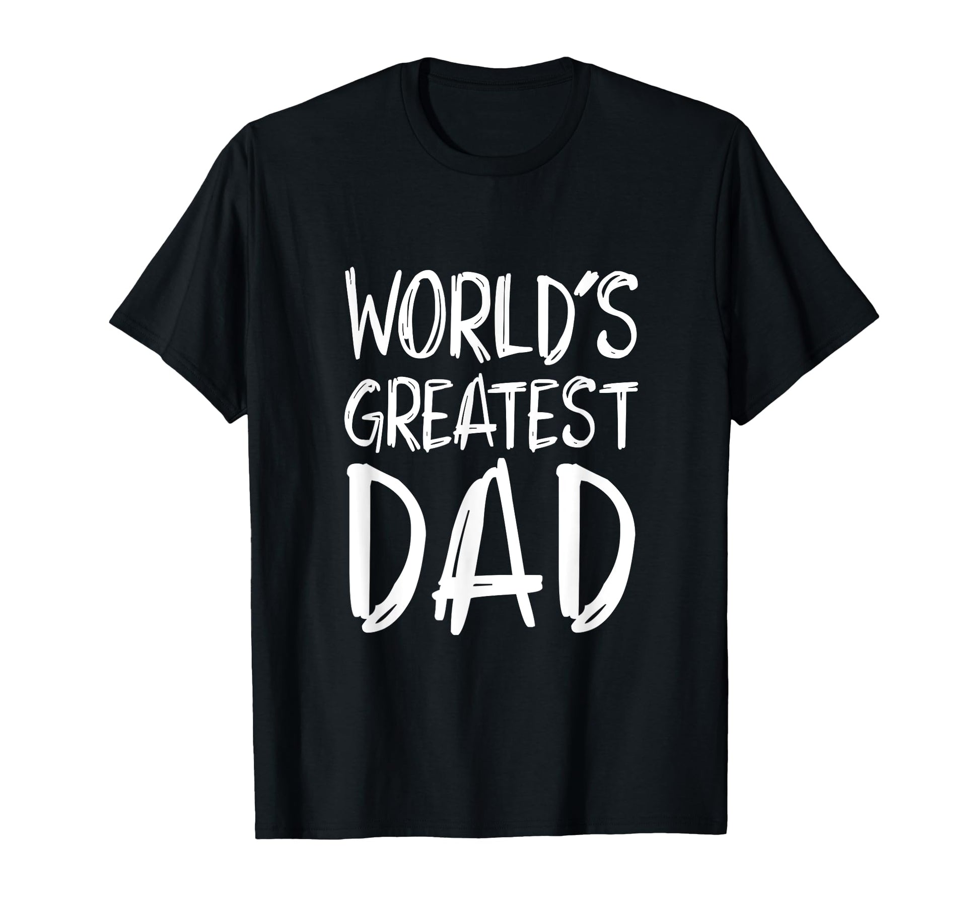 Worlds Greatest Dad Papa Fathers T-Shirt - Minimalist Print Men Women - T-Shirt, Sweatshirt, Hoodie