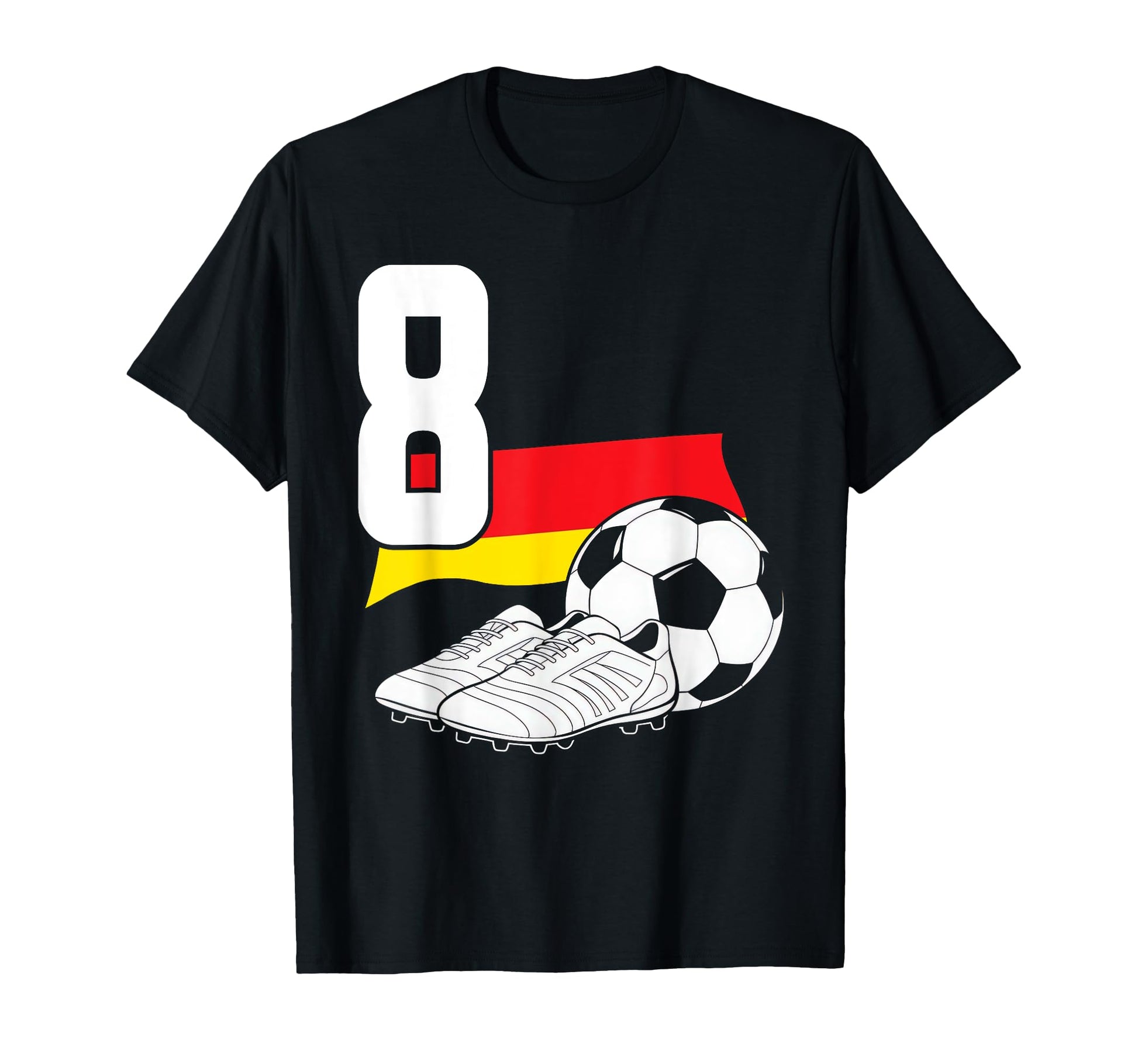 8 Soccer Birthday Gift Soccer Fan Sports T-Shirt - Minimalist Print Unisex - T-Shirt, Sweatshirt, Hoodie