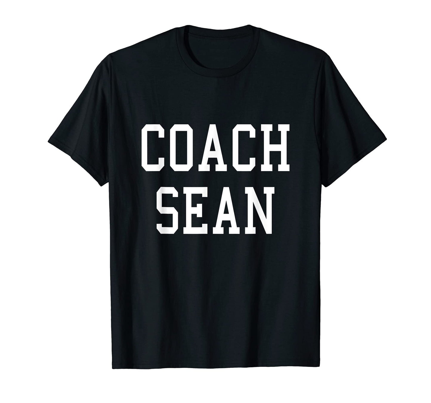 Coach Sean Custom Football Soccer T-Shirt - Minimalist Print Men Women - T-Shirt, Sweatshirt, Hoodie