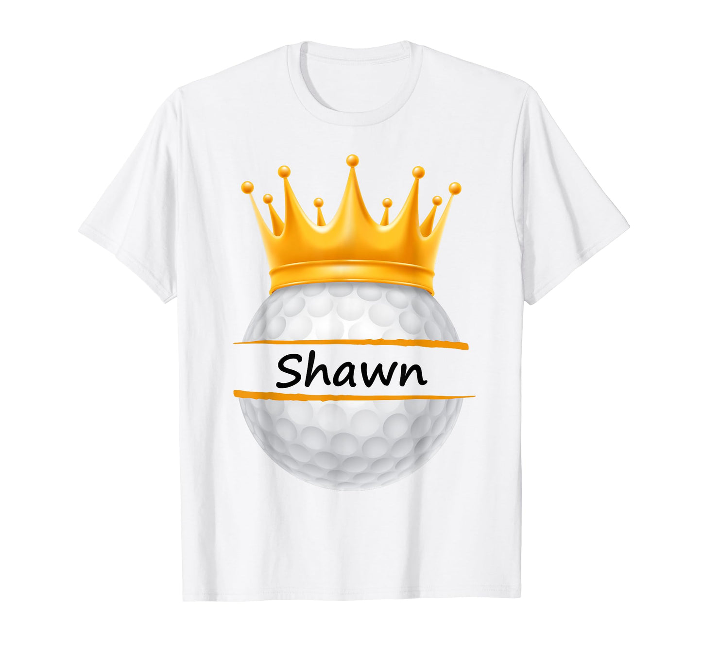 Novelty Golf Personalized Name Shawn T-Shirt - Trendy Graphic for Adults - T-Shirt, Sweatshirt, Hoodie