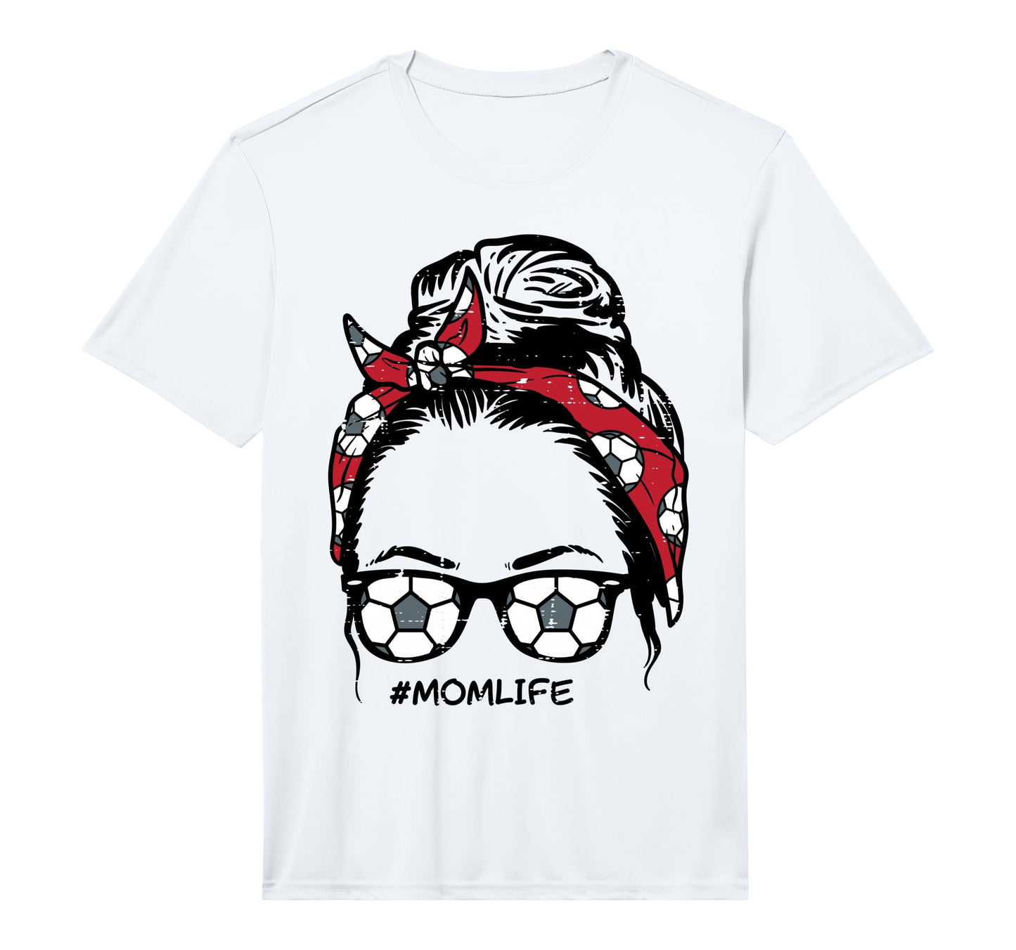 Mens Soccer Bandana Sunglasses T-Shirt - Casual Everyday Wear Men Women - T-Shirt, Sweatshirt, Hoodie