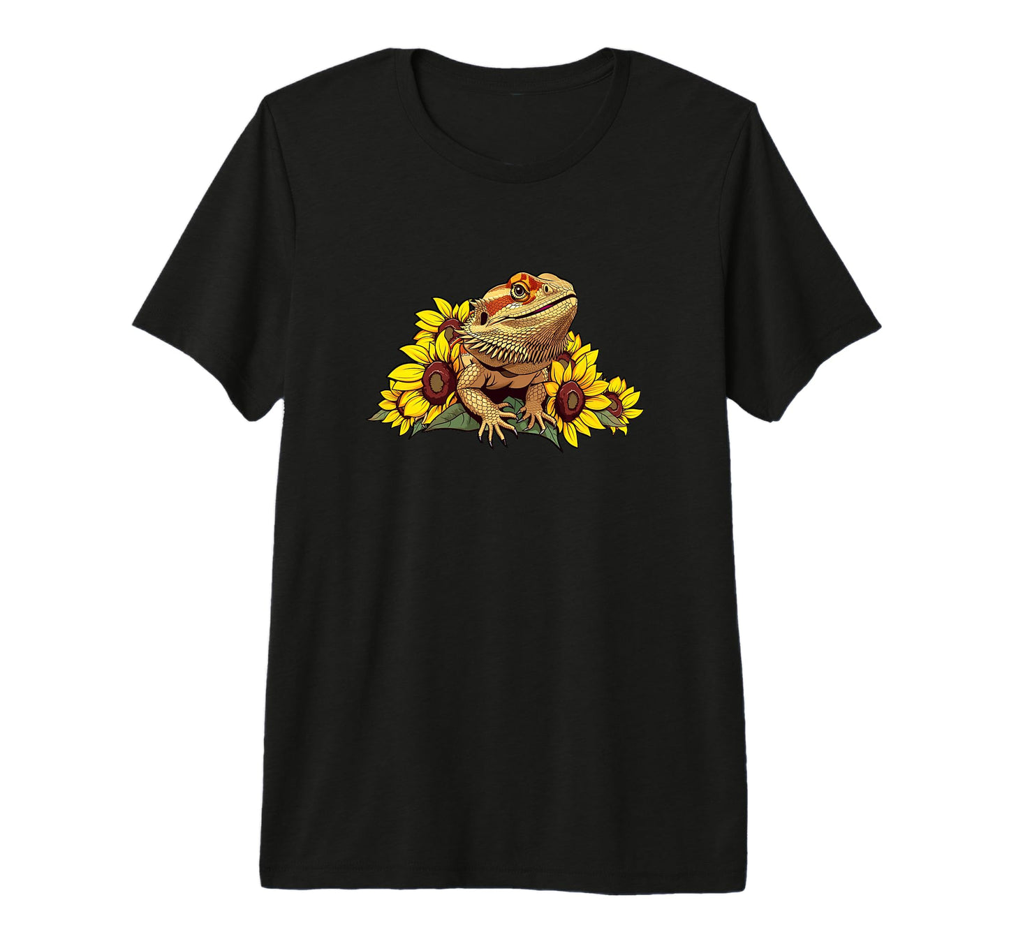 Tiny Dinosaur Womens Sunflower T-Shirt - Casual Everyday Wear for Adults - T-Shirt, Sweatshirt, Hoodie