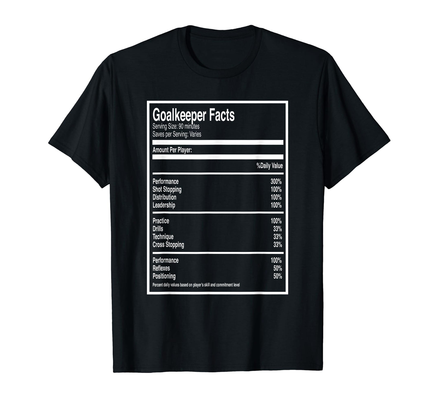 Funny Soccer Goalkeeper Facts Goalies T-Shirt - Novelty Apparel Unisex - T-Shirt, Sweatshirt, Hoodie