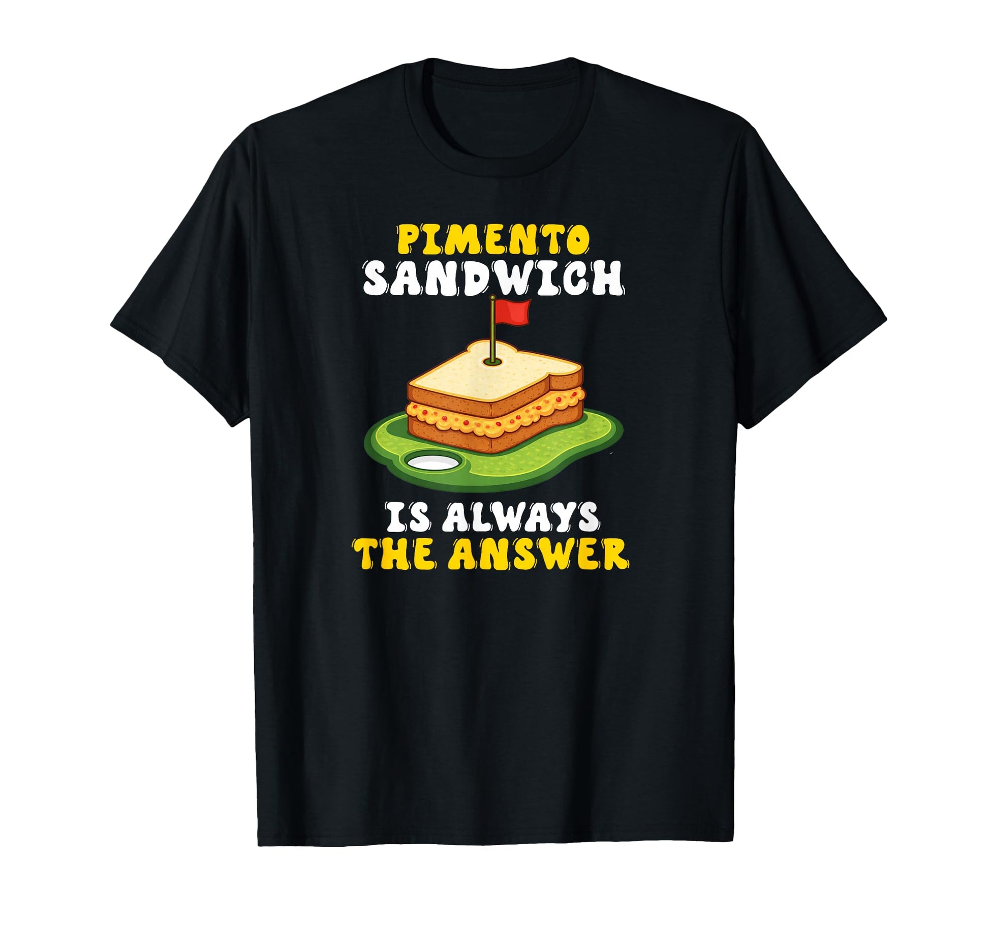 Pimento Cheese Sandwich Golf Dad T-Shirt - Trendy Graphic for Adults - T-Shirt, Sweatshirt, Hoodie