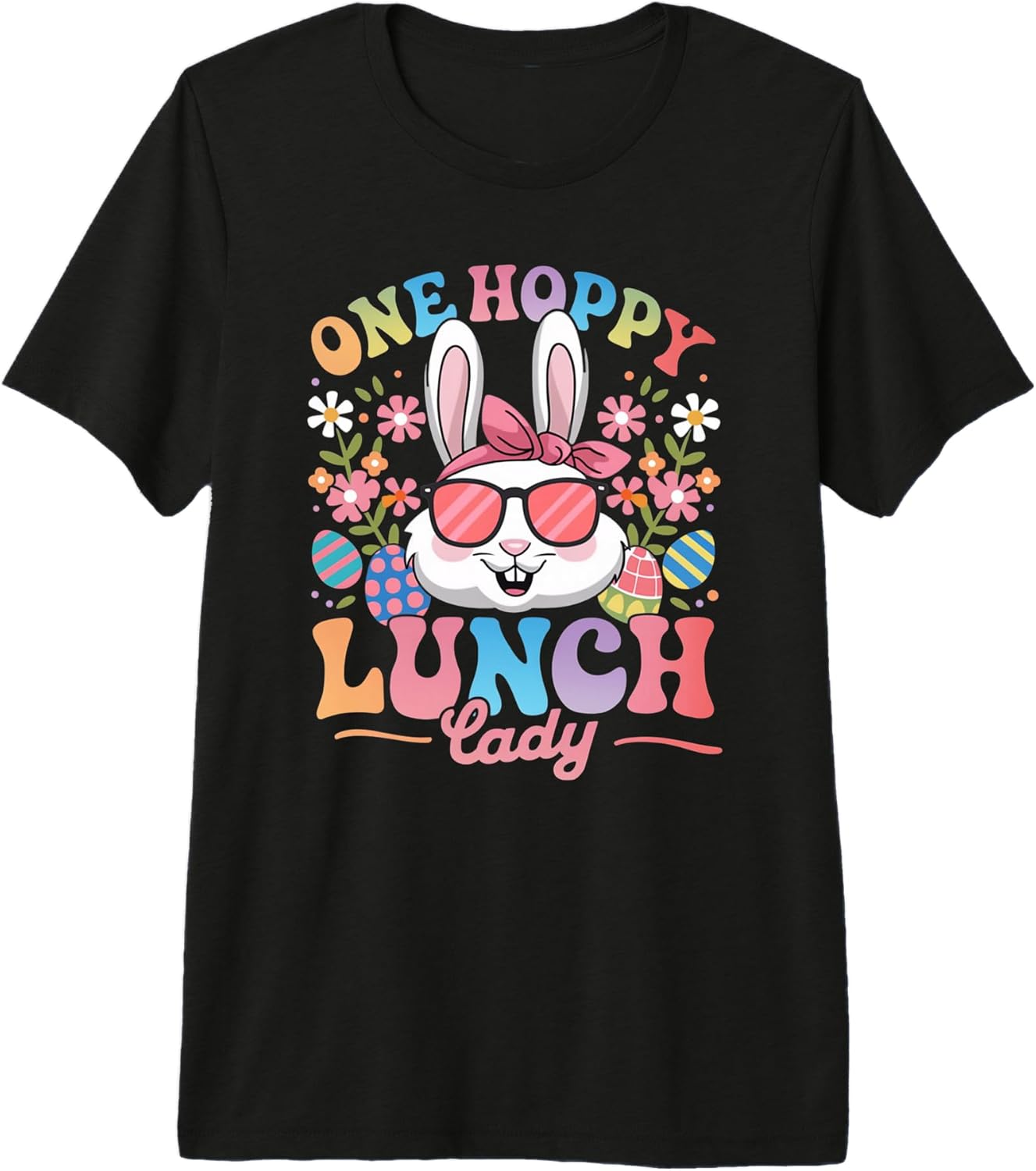 Easter Day 2026 Lunch Lady Bunny Cafeteria Tees Unisex T-shirt, Sweatshirt, Hoodie, Long Sleeve Tee - T-Shirt, Sweatshirt, Hoodie
