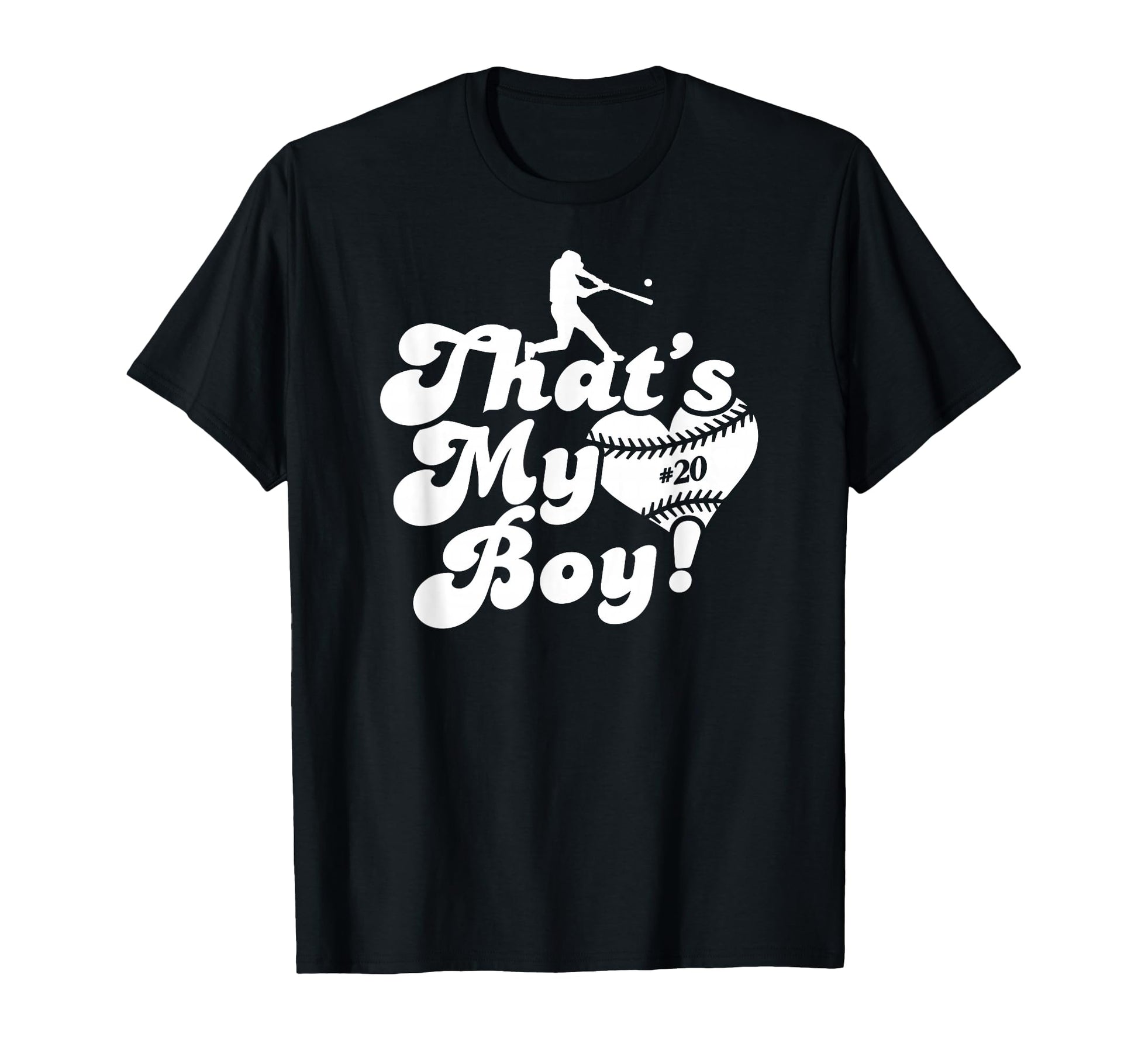 20 Thats My Baseball Mom Dad T-Shirt - Aesthetic Graphic for Adults - T-Shirt, Sweatshirt, Hoodie