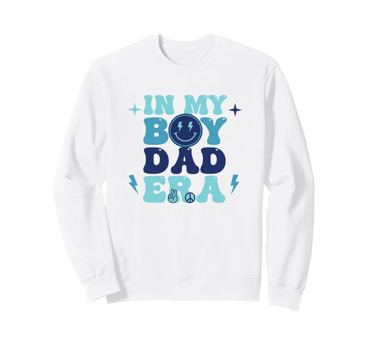 Dad My Dad Era Groovy Fathers Day Sweatshirt - Unique Graphic Unisex - T-Shirt, Sweatshirt, Hoodie