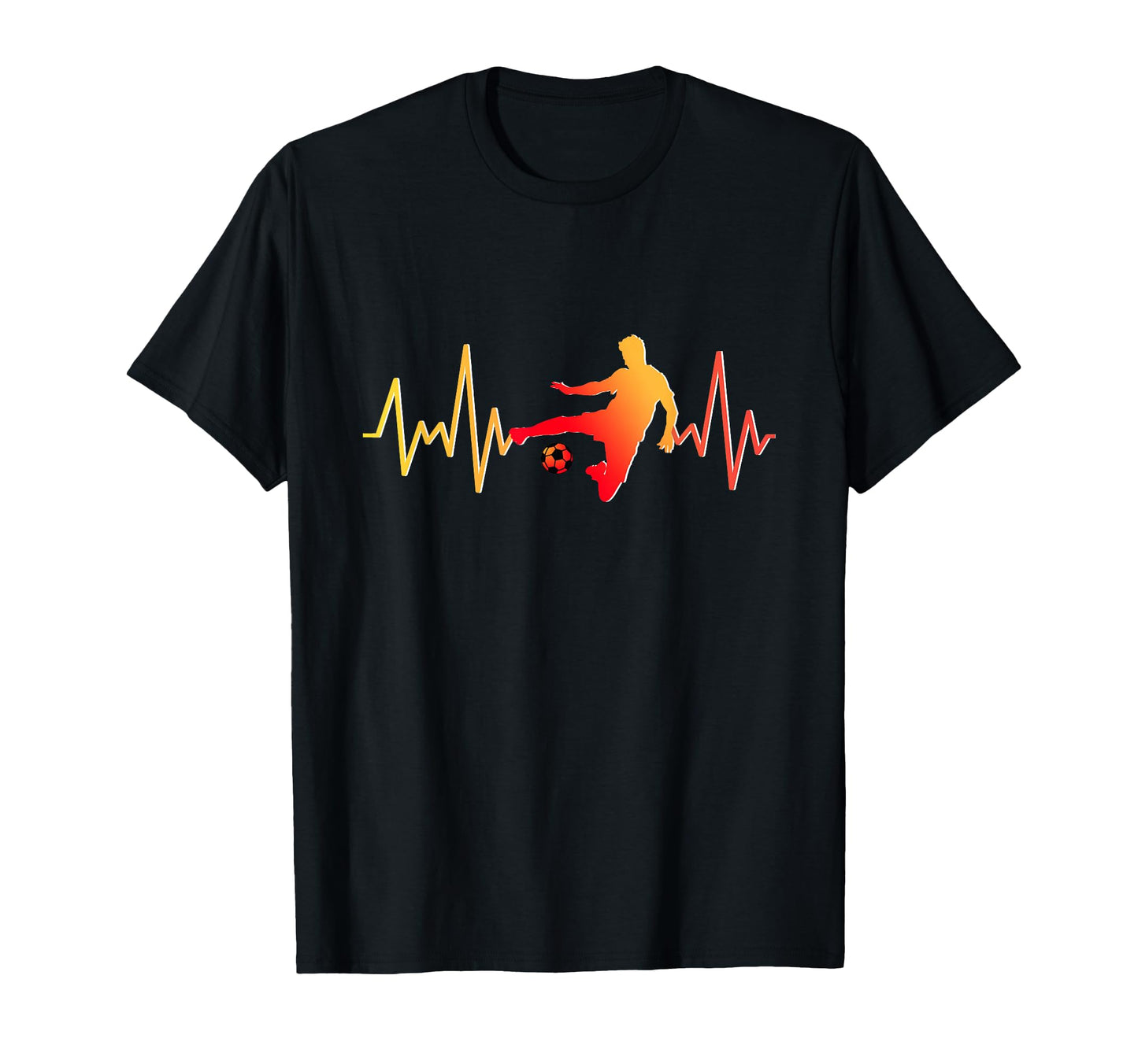 Soccer Heartbeat Soccer Player Or T-Shirt - Minimalist Print for Adults - T-Shirt, Sweatshirt, Hoodie