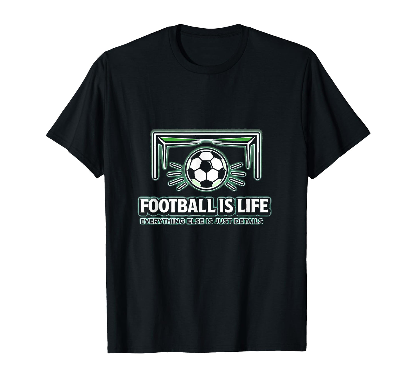 Football Is Life Goal Hmfl Brand T-Shirt - Novelty Apparel Men Women - T-Shirt, Sweatshirt, Hoodie