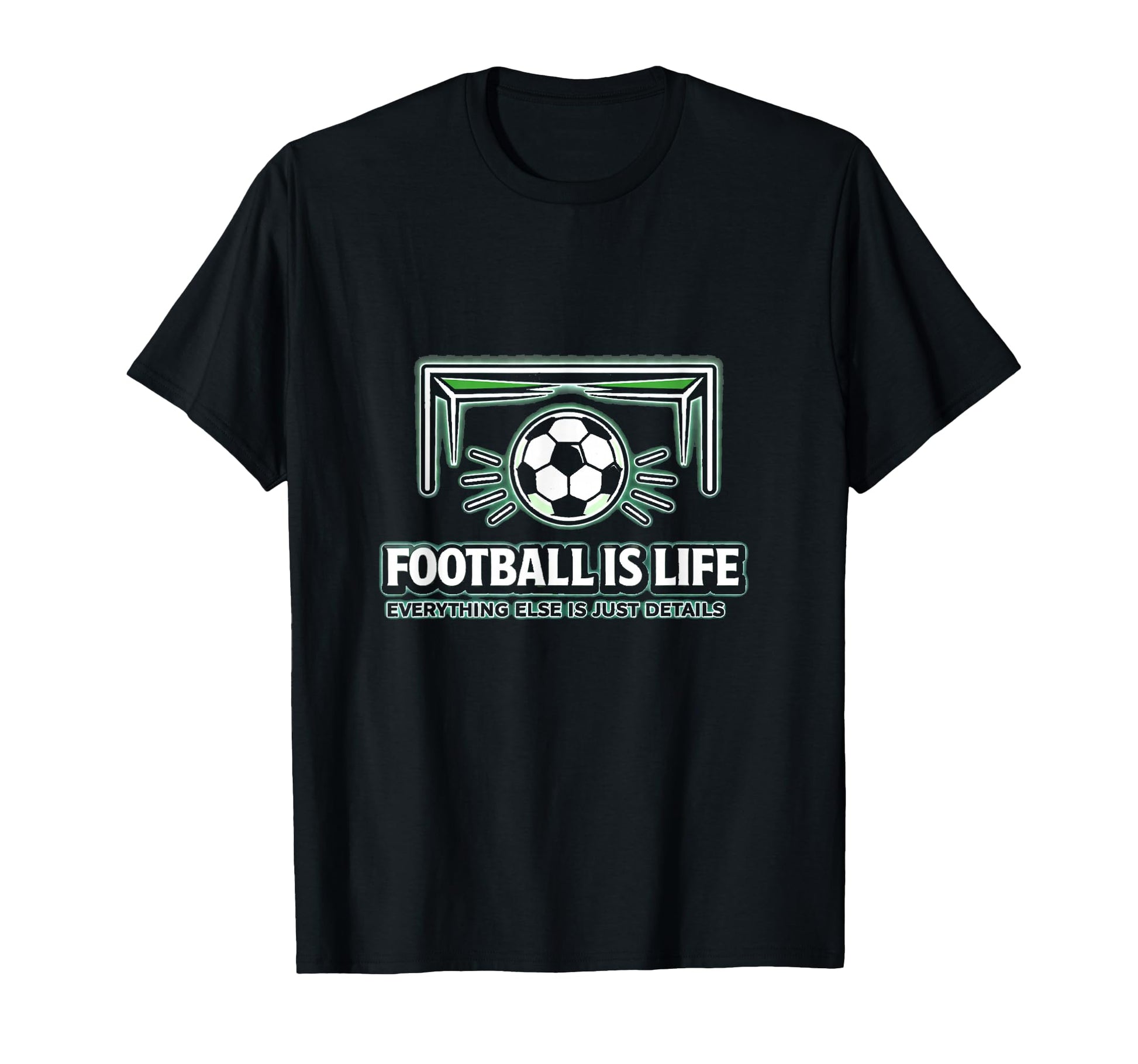 Football Is Life Goal Hmfl Brand T-Shirt - Novelty Apparel Men Women - T-Shirt, Sweatshirt, Hoodie