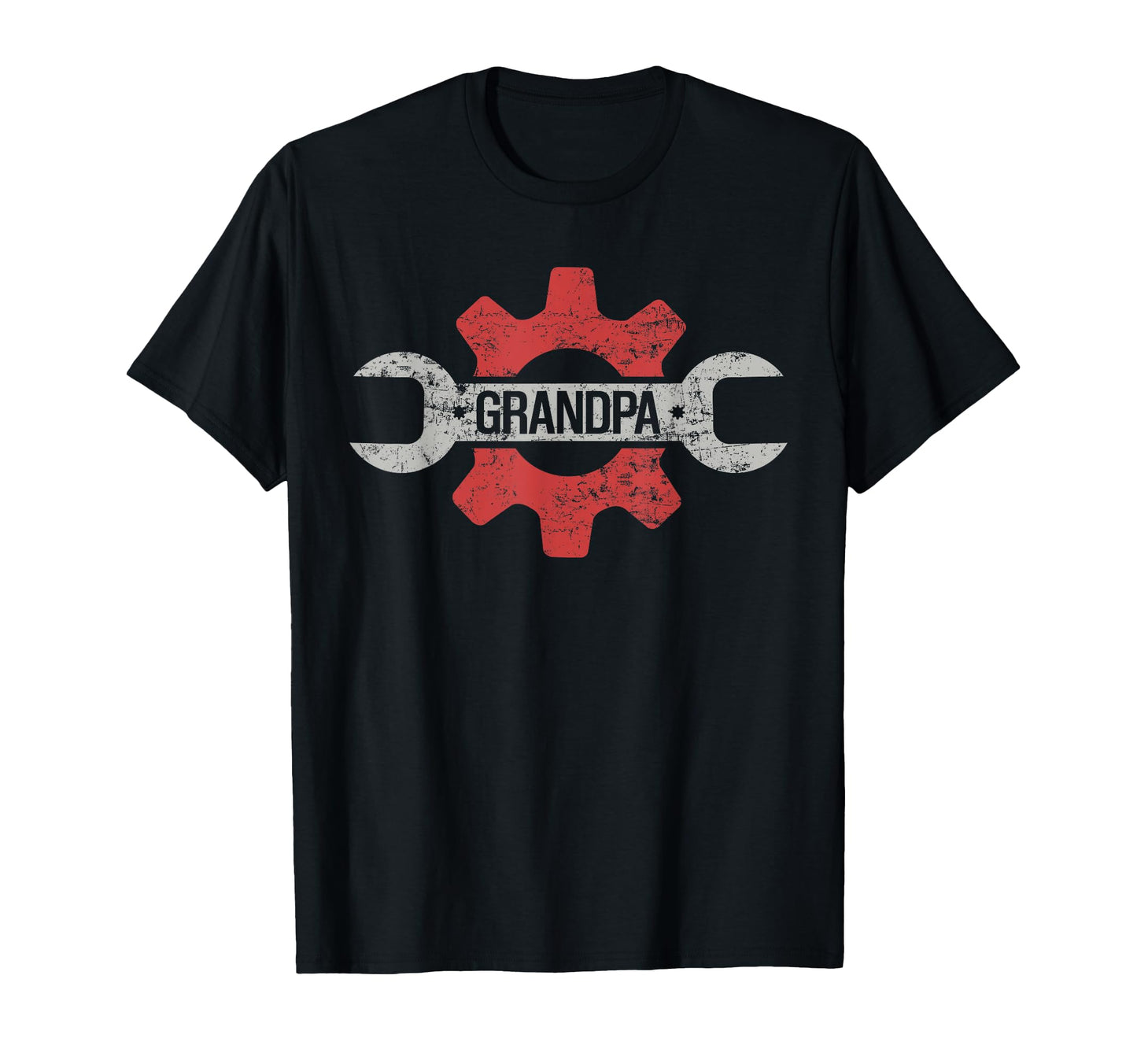 Grandpa Garage Grandpa Car Mechanic T-Shirt - Novelty Apparel for Adults - T-Shirt, Sweatshirt, Hoodie