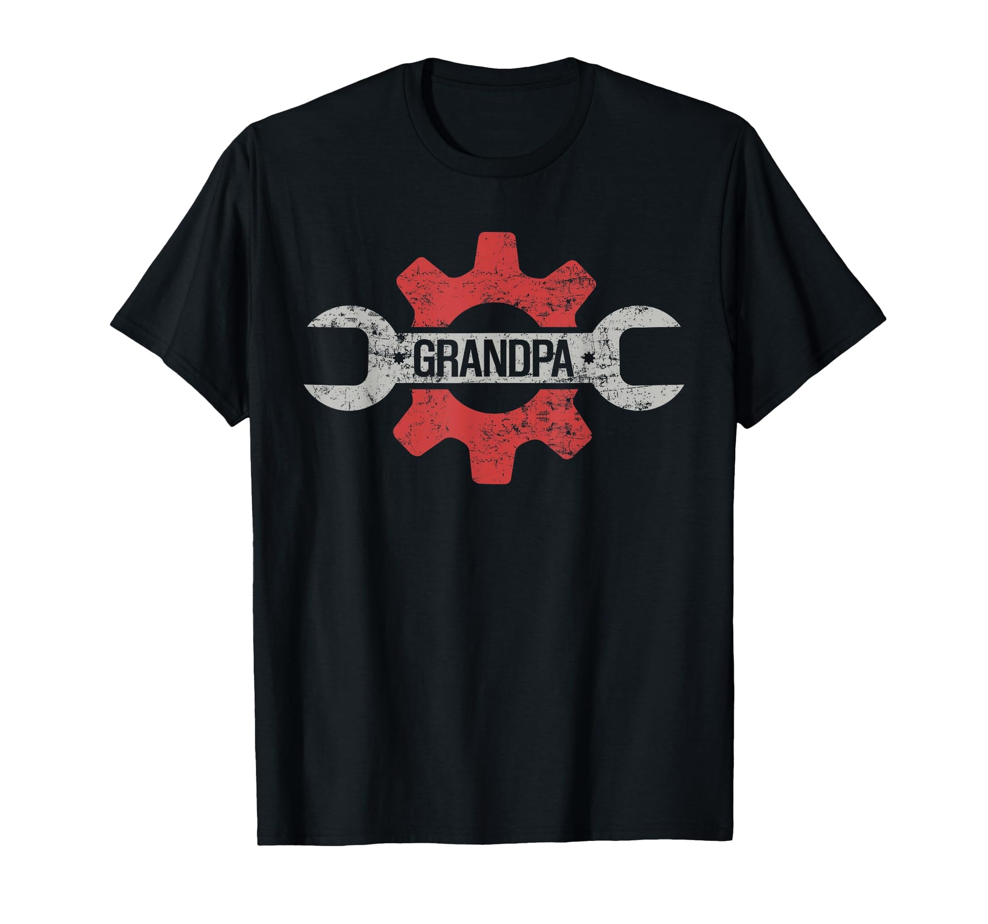 Grandpa Garage Grandpa Car Mechanic T-Shirt - Novelty Apparel for Adults - T-Shirt, Sweatshirt, Hoodie