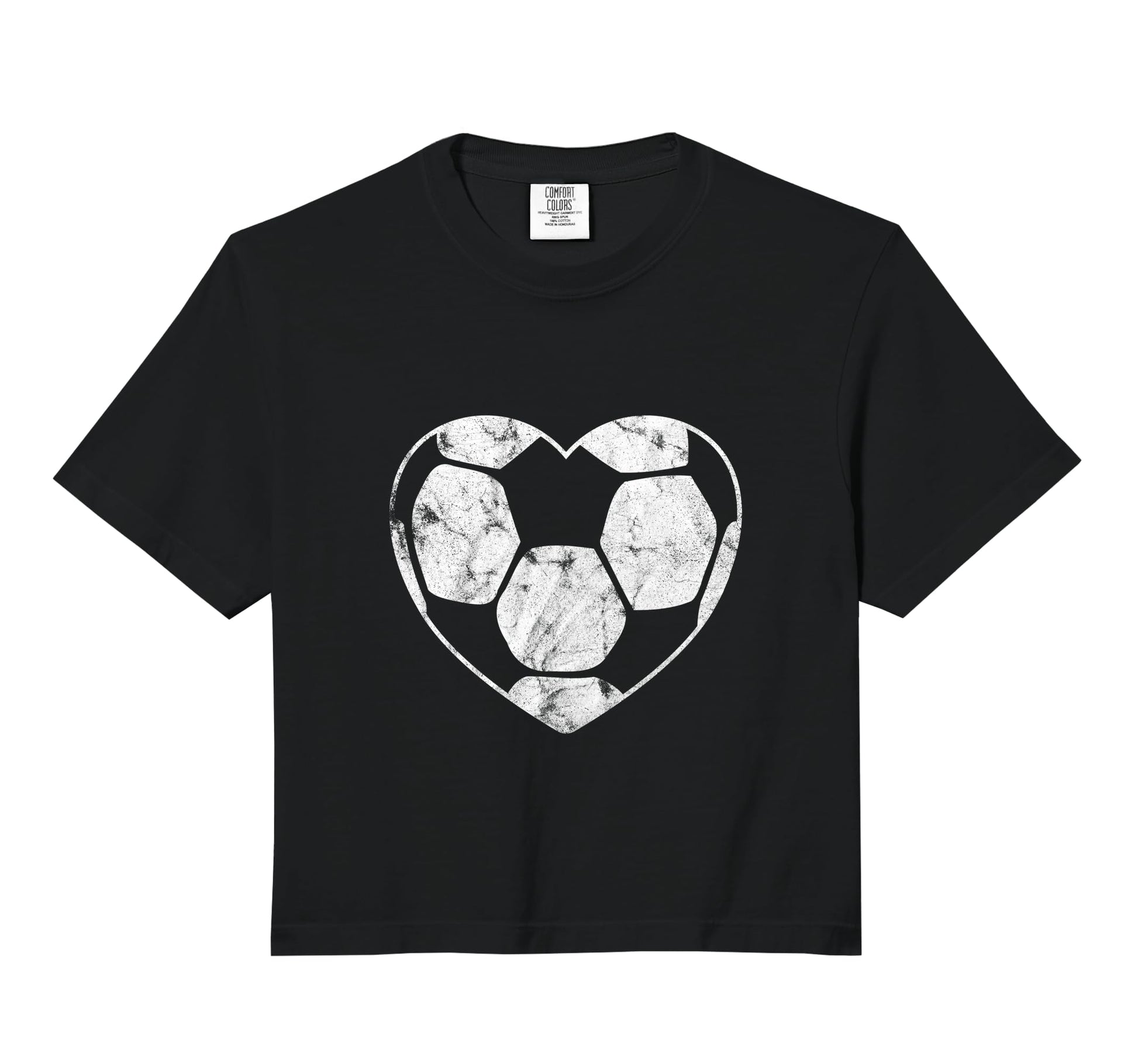 Soccer Ball Heart Shape Mom Parent Fan T-Shirt - Custom Art Print Unisex - T-Shirt, Sweatshirt, Hoodie