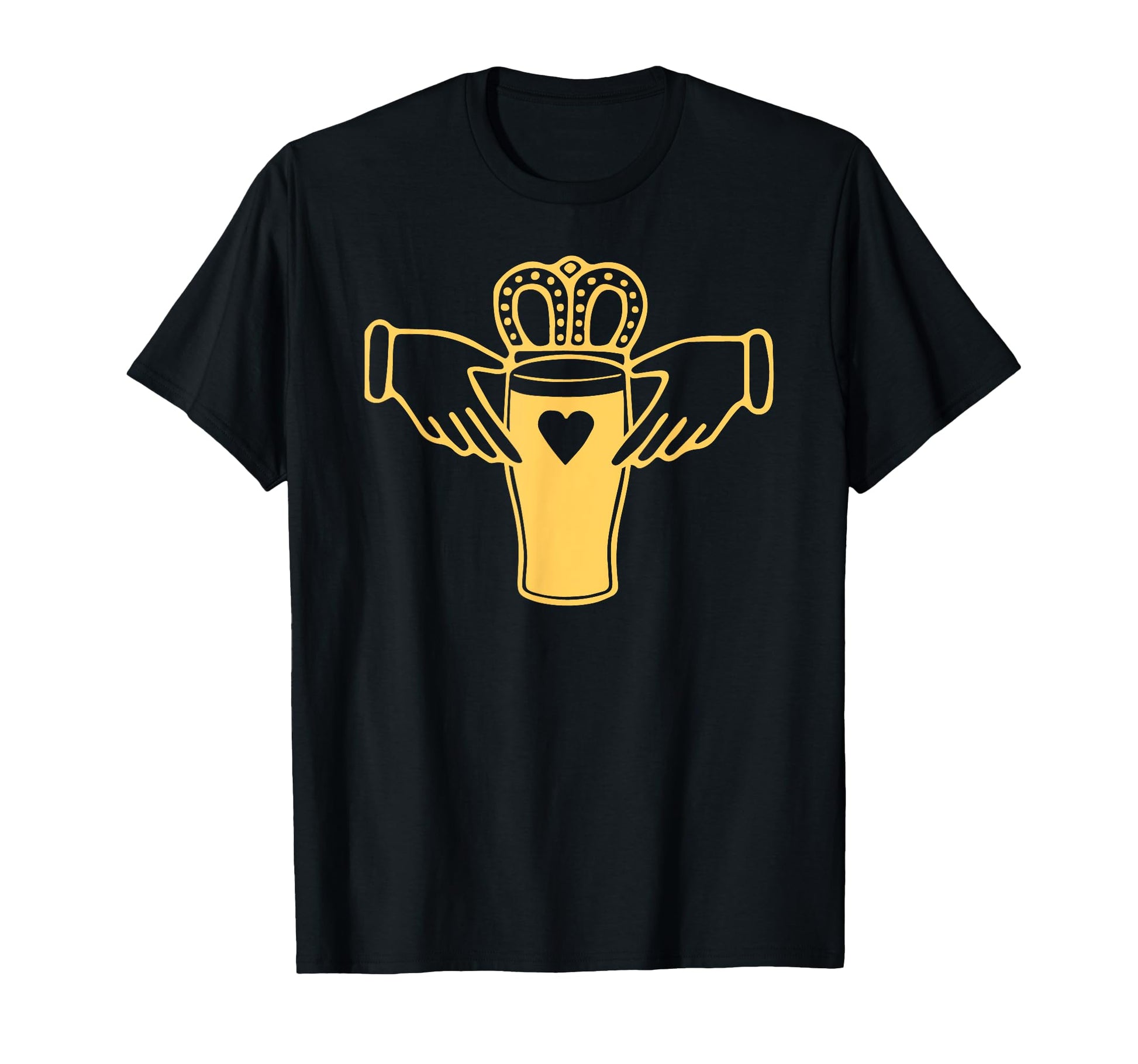 Beer Pint Claddagh St Patricks T-Shirt - Casual Everyday Wear for Adults - T-Shirt, Sweatshirt, Hoodie