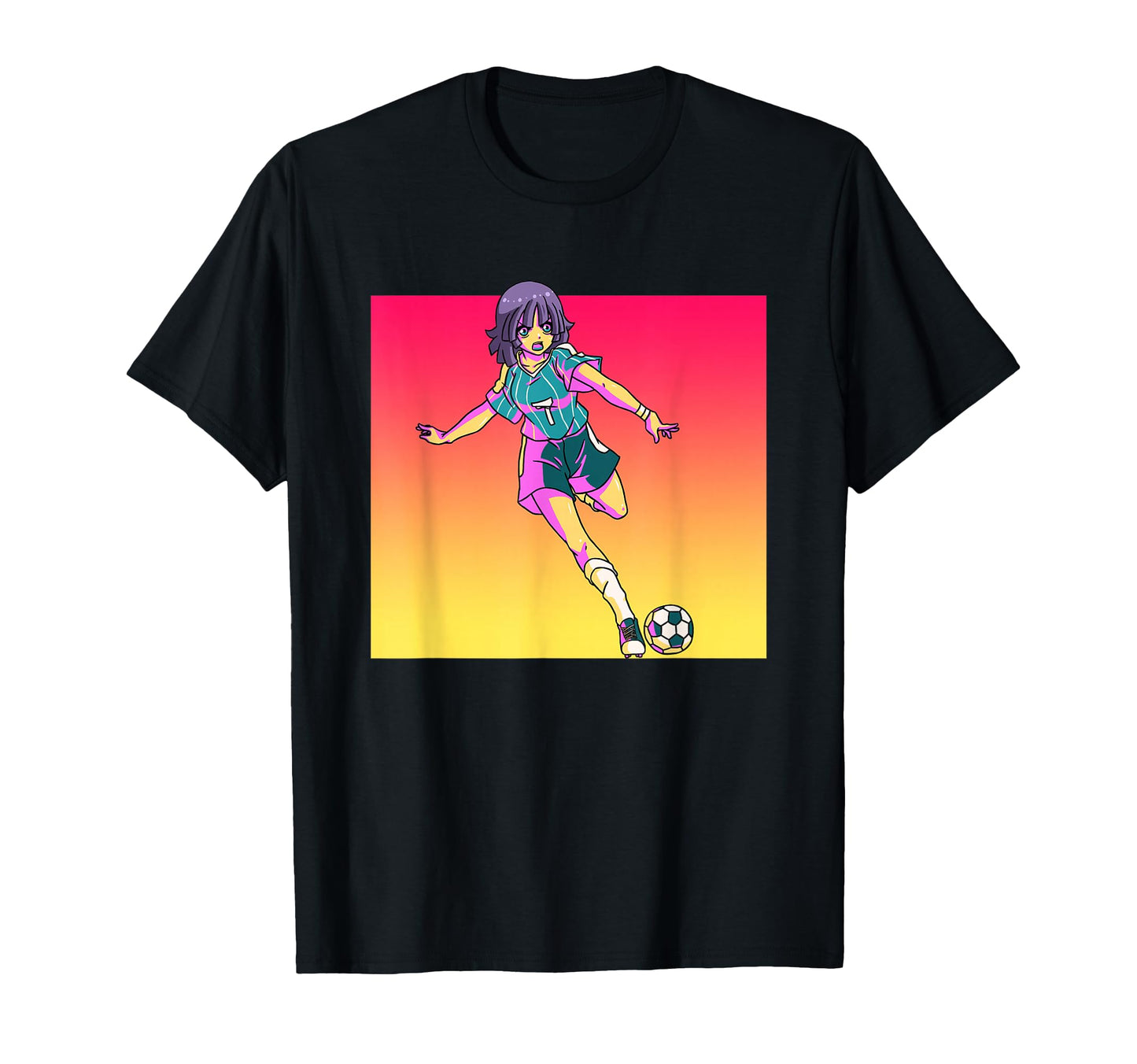 Soccer Anime Japanese Waifu Weeb T-Shirt - Novelty Apparel Unisex - T-Shirt, Sweatshirt, Hoodie