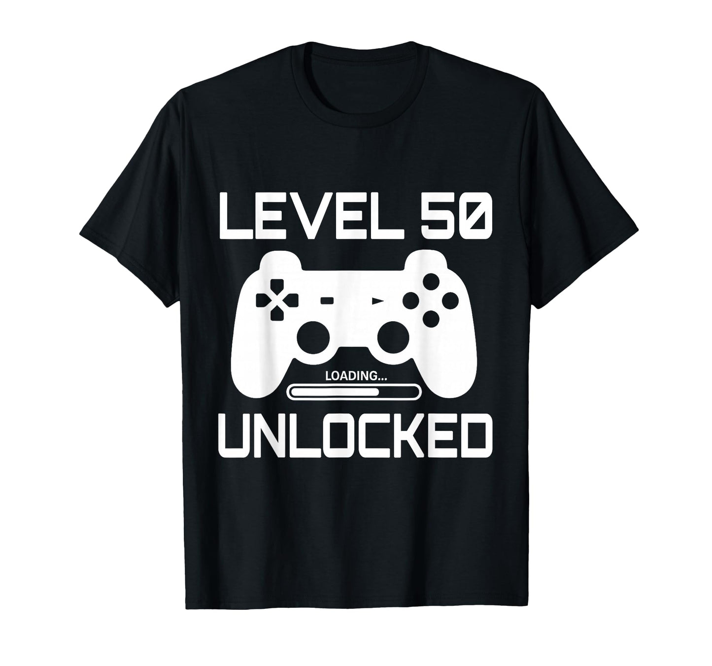 Level 50 Unlocked 50Th Birthday 50 Year T-Shirt - Aesthetic Graphic Unisex - T-Shirt, Sweatshirt, Hoodie