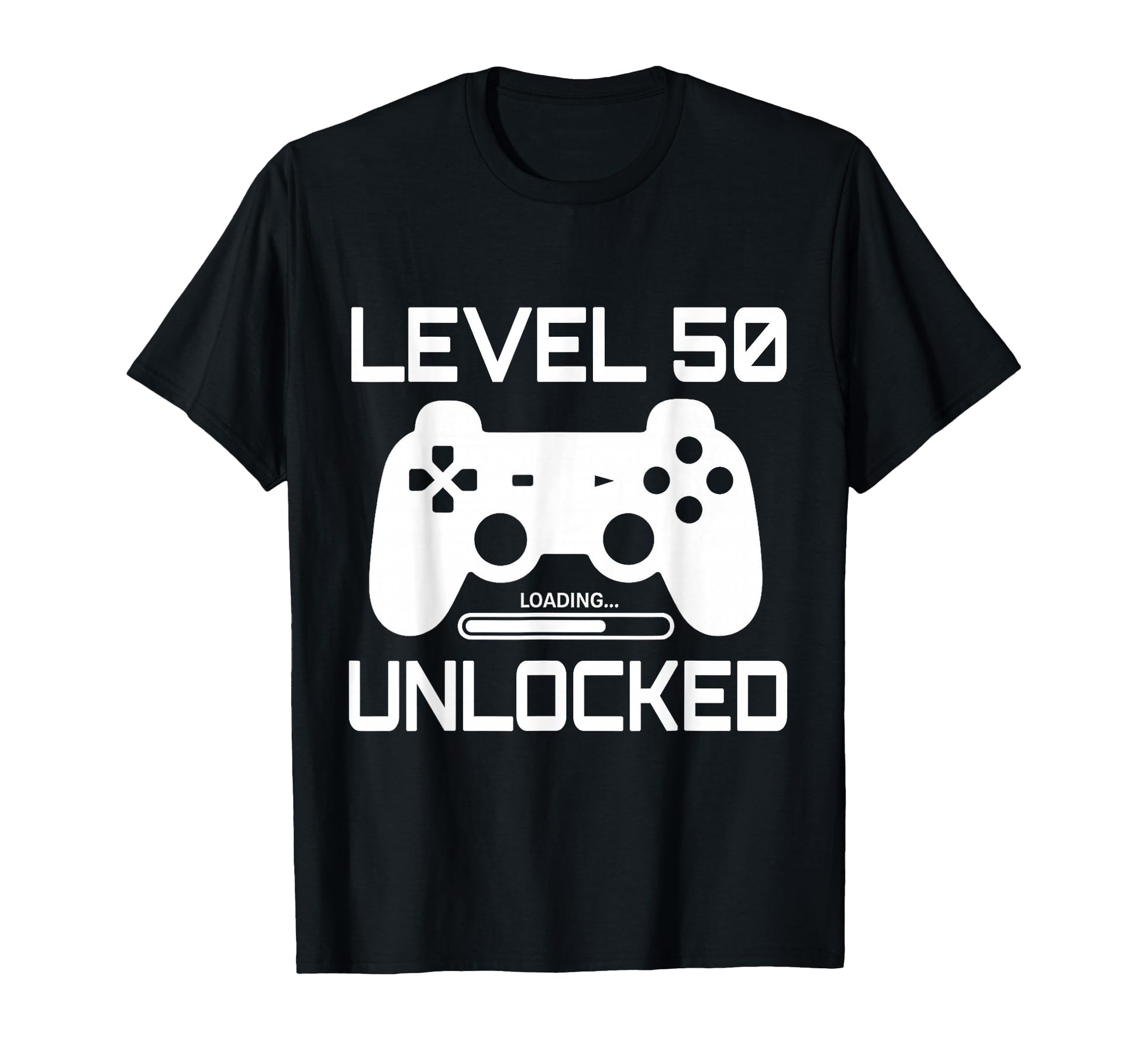 Level 50 Unlocked 50Th Birthday 50 Year T-Shirt - Aesthetic Graphic Unisex - T-Shirt, Sweatshirt, Hoodie
