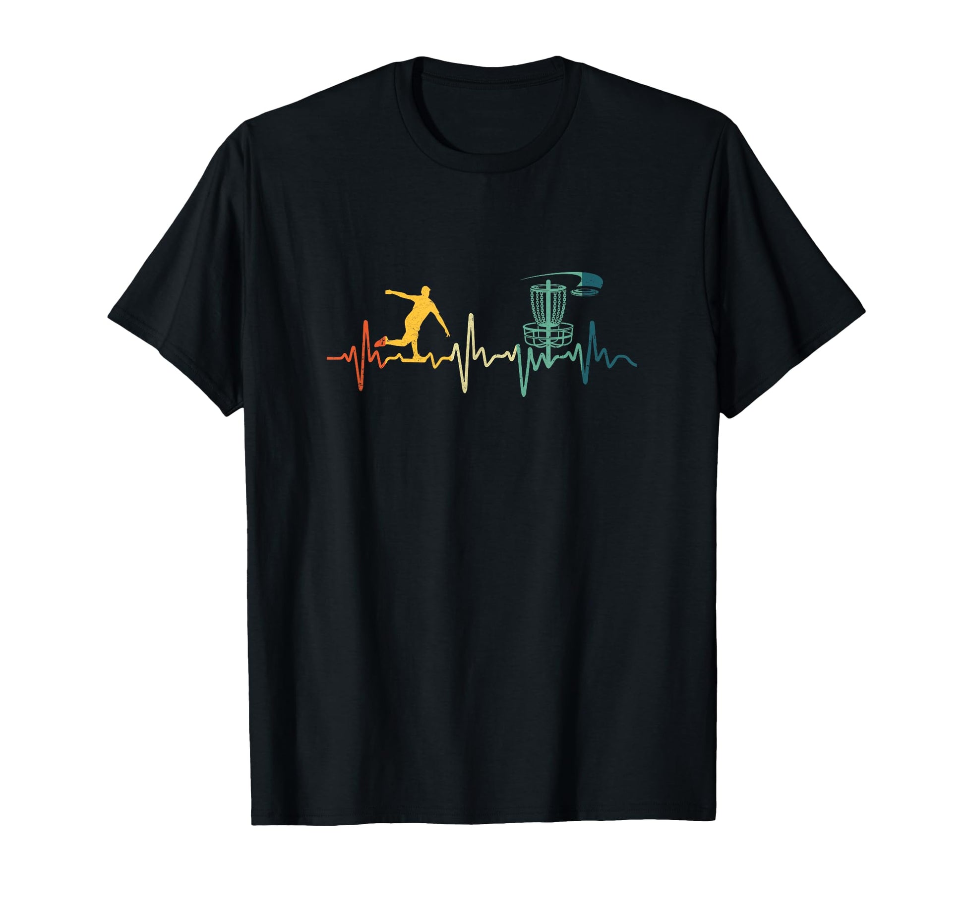Disc Golf Heartbeat Disc Golf Player T-Shirt - Minimalist Print Unisex - T-Shirt, Sweatshirt, Hoodie