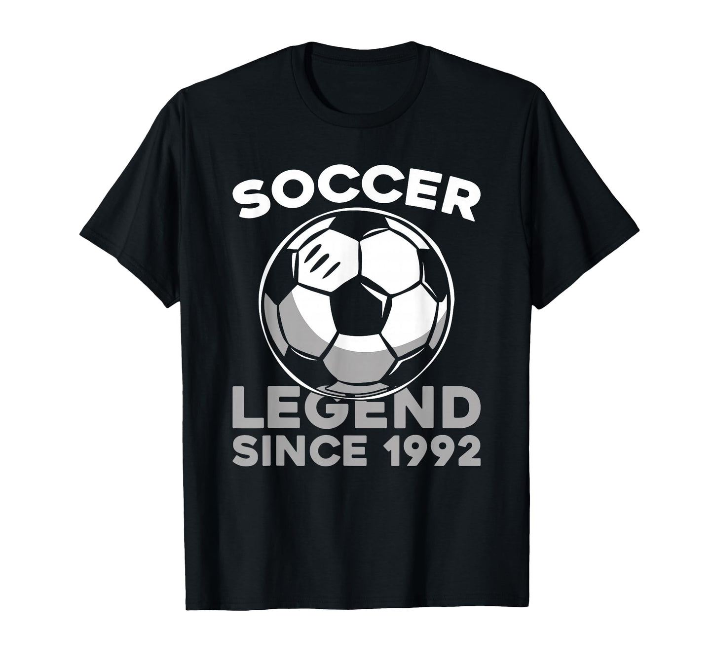 Born 1992 Player Sports Team Soccer T-Shirt - Fun Novelty Design Men Women - T-Shirt, Sweatshirt, Hoodie