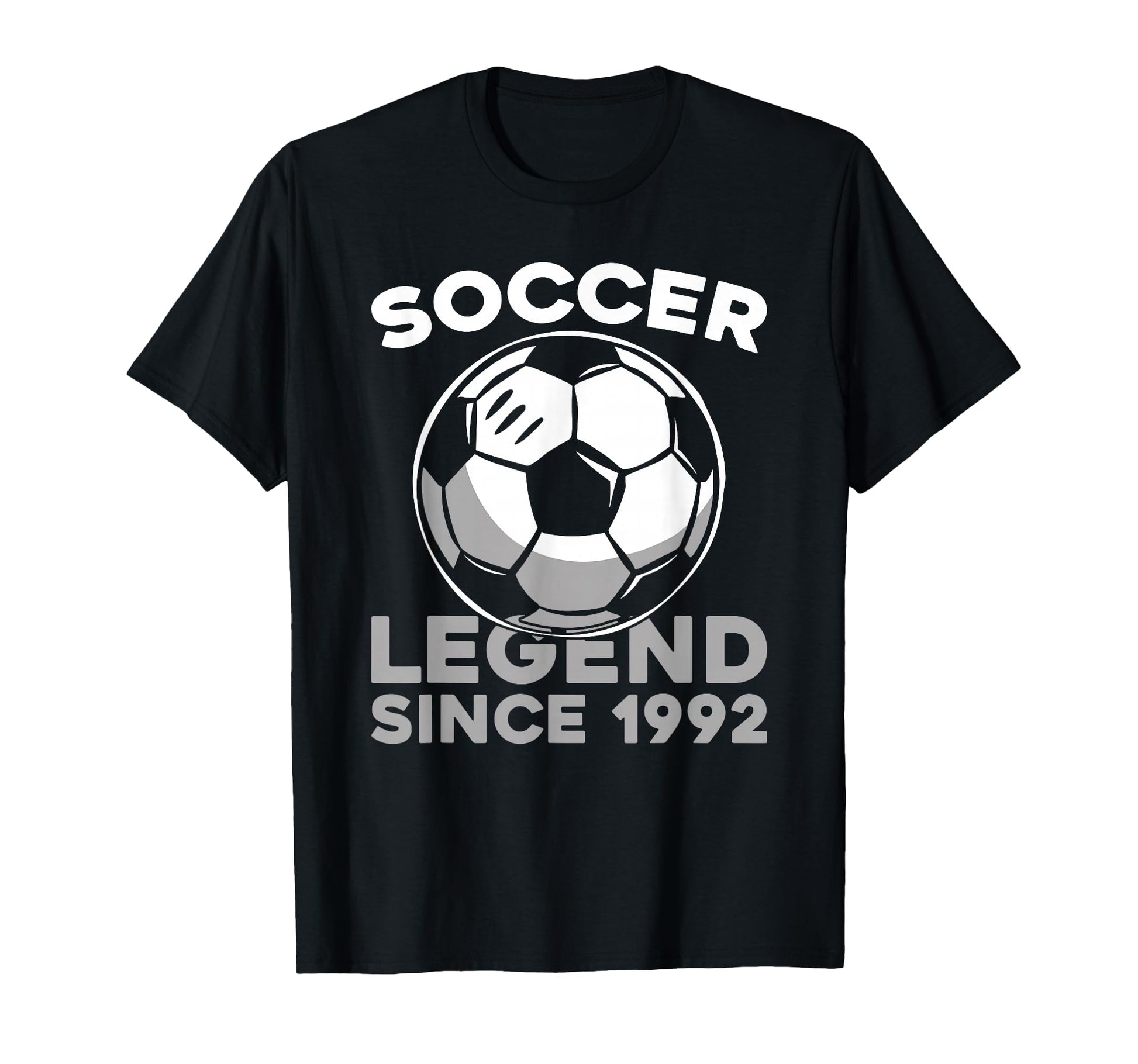 Born 1992 Player Sports Team Soccer T-Shirt - Fun Novelty Design Men Women - T-Shirt, Sweatshirt, Hoodie