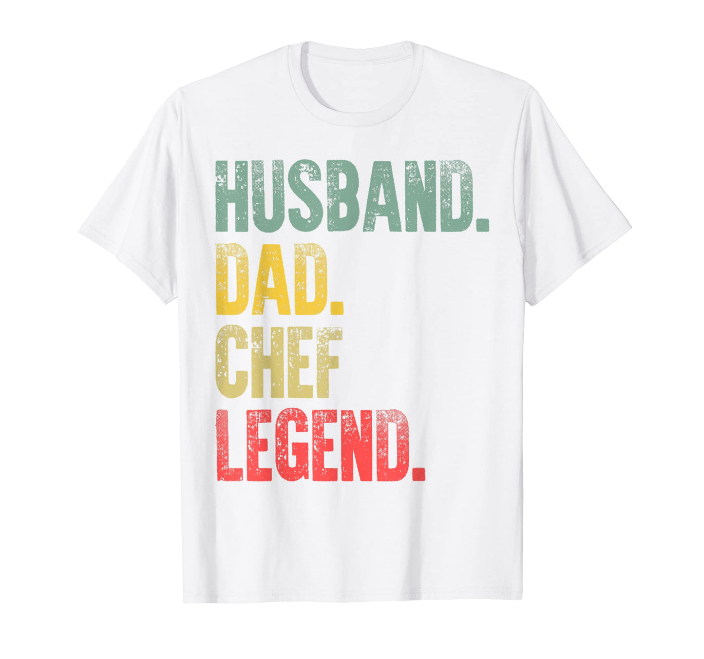 Mens Funny Husband Dad Chef Legend T-Shirt - Custom Art Print Unisex - T-Shirt, Sweatshirt, Hoodie