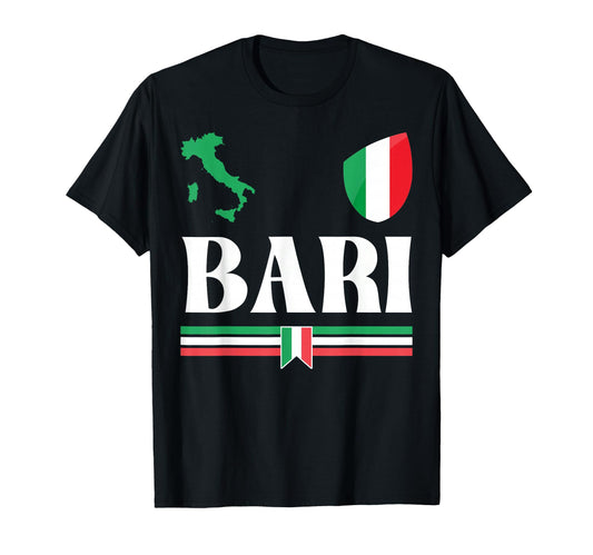 Bari Italy Flag Bari Italy Bari T-Shirt - Custom Art Print Unisex - T-Shirt, Sweatshirt, Hoodie