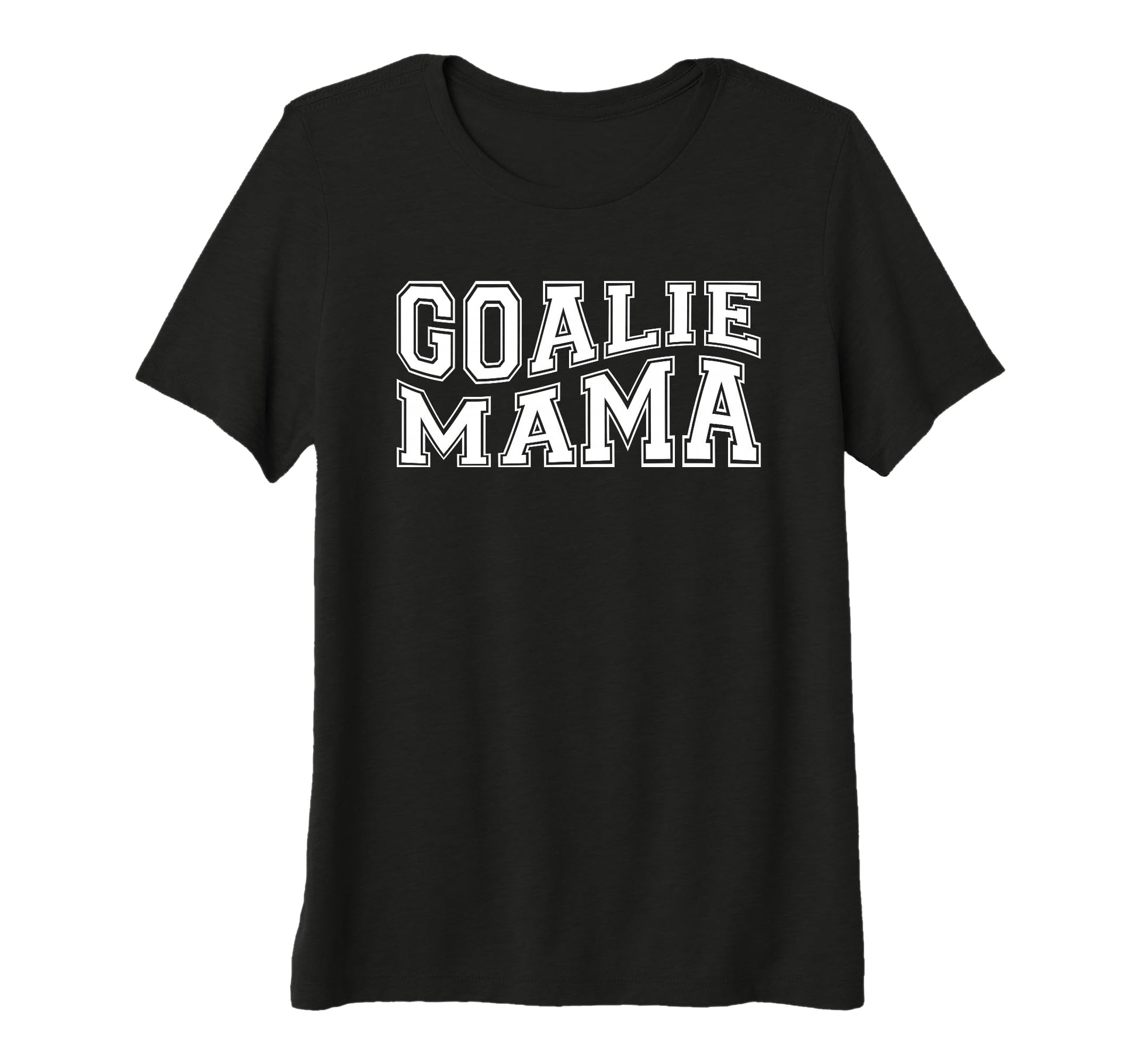 Womens Goalie Mama Goalie Mom T-Shirt - Minimalist Print Men Women - T-Shirt, Sweatshirt, Hoodie