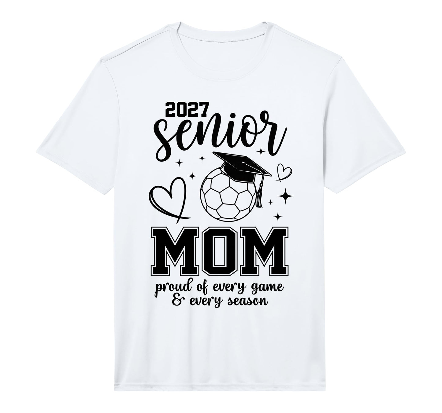 2027 Senior Soccer Mom Proud Family T-Shirt - Unique Graphic Unisex - T-Shirt, Sweatshirt, Hoodie