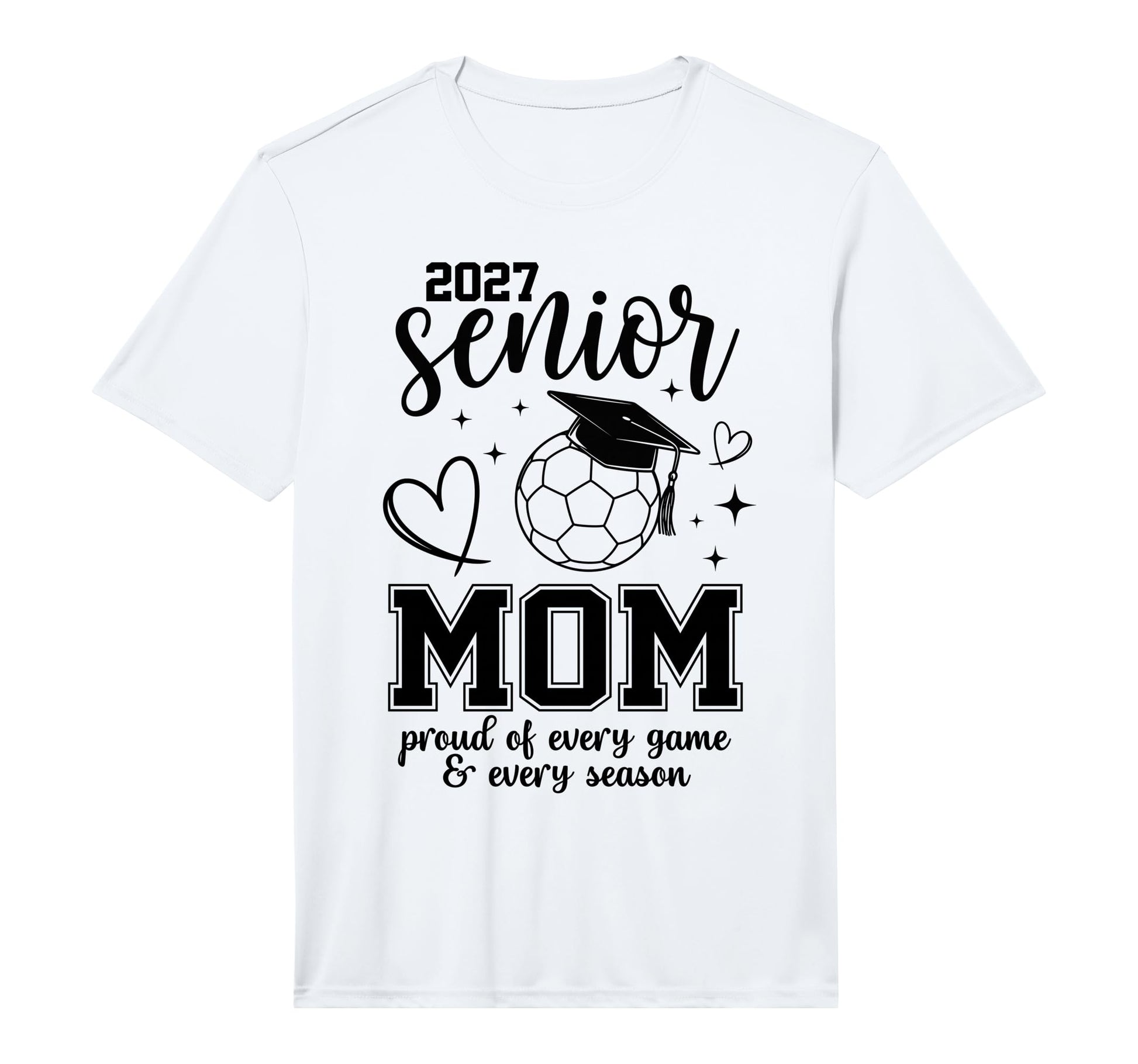 2027 Senior Soccer Mom Proud Family T-Shirt - Unique Graphic Unisex - T-Shirt, Sweatshirt, Hoodie