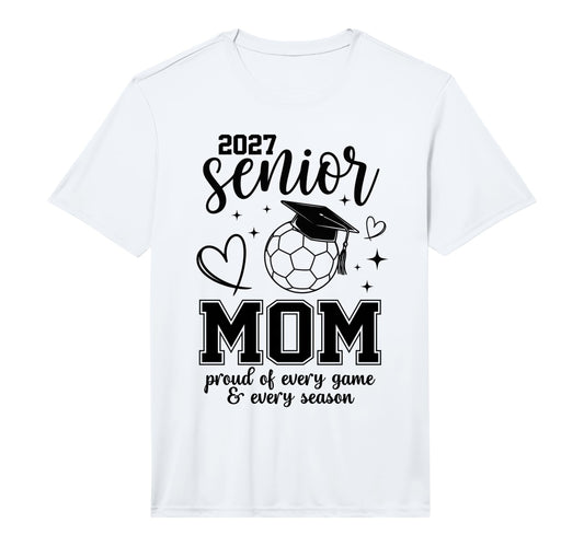 2027 Senior Soccer Mom Proud Family T-Shirt - Unique Graphic Unisex - T-Shirt, Sweatshirt, Hoodie