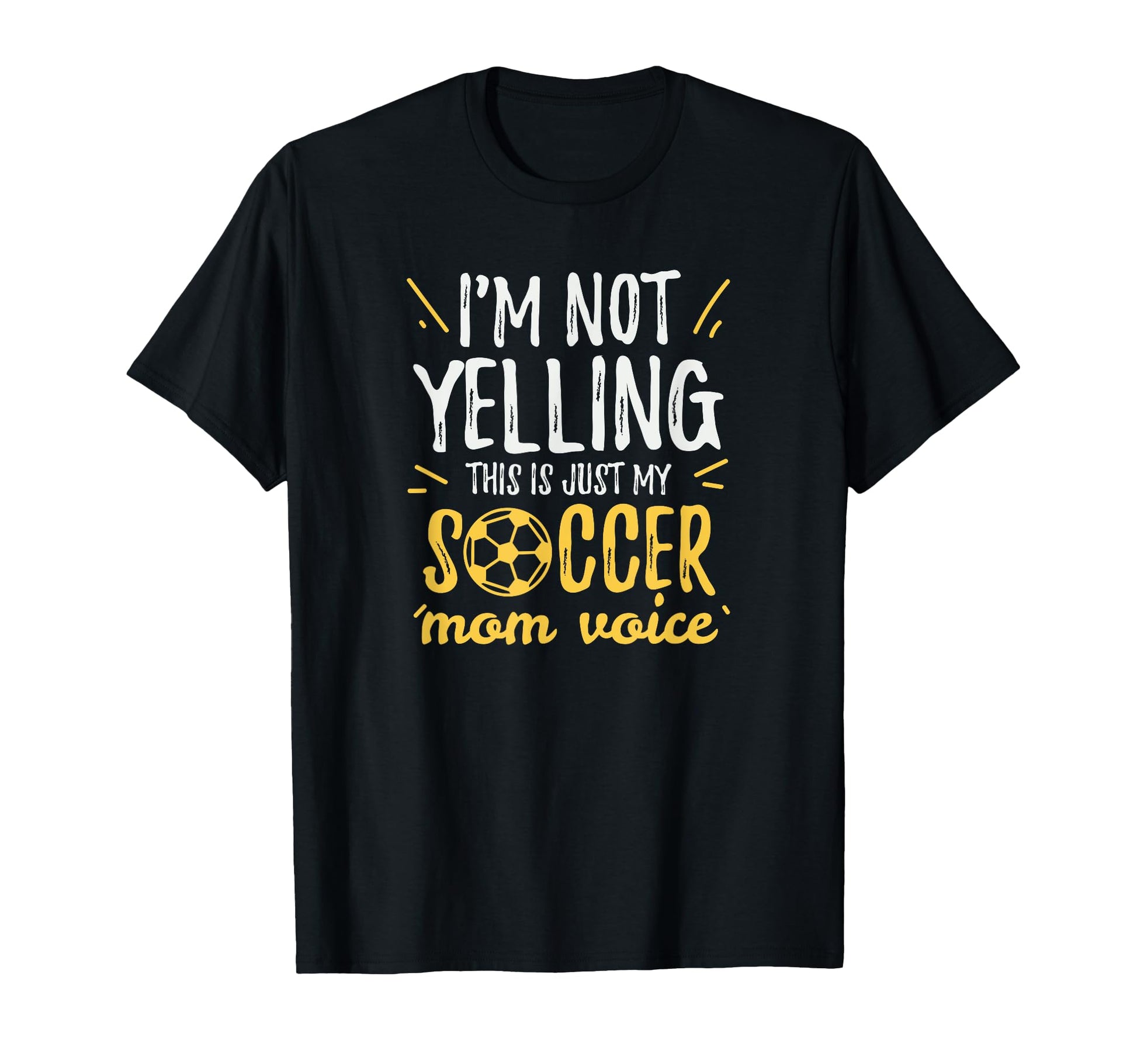 This Is My Soccer Mom Voice Football T-Shirt - Graphic Print for Adults - T-Shirt, Sweatshirt, Hoodie