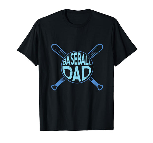 Baseball Dad Father Baseballer Daddy T-Shirt - Trendy Graphic for Adults - T-Shirt, Sweatshirt, Hoodie