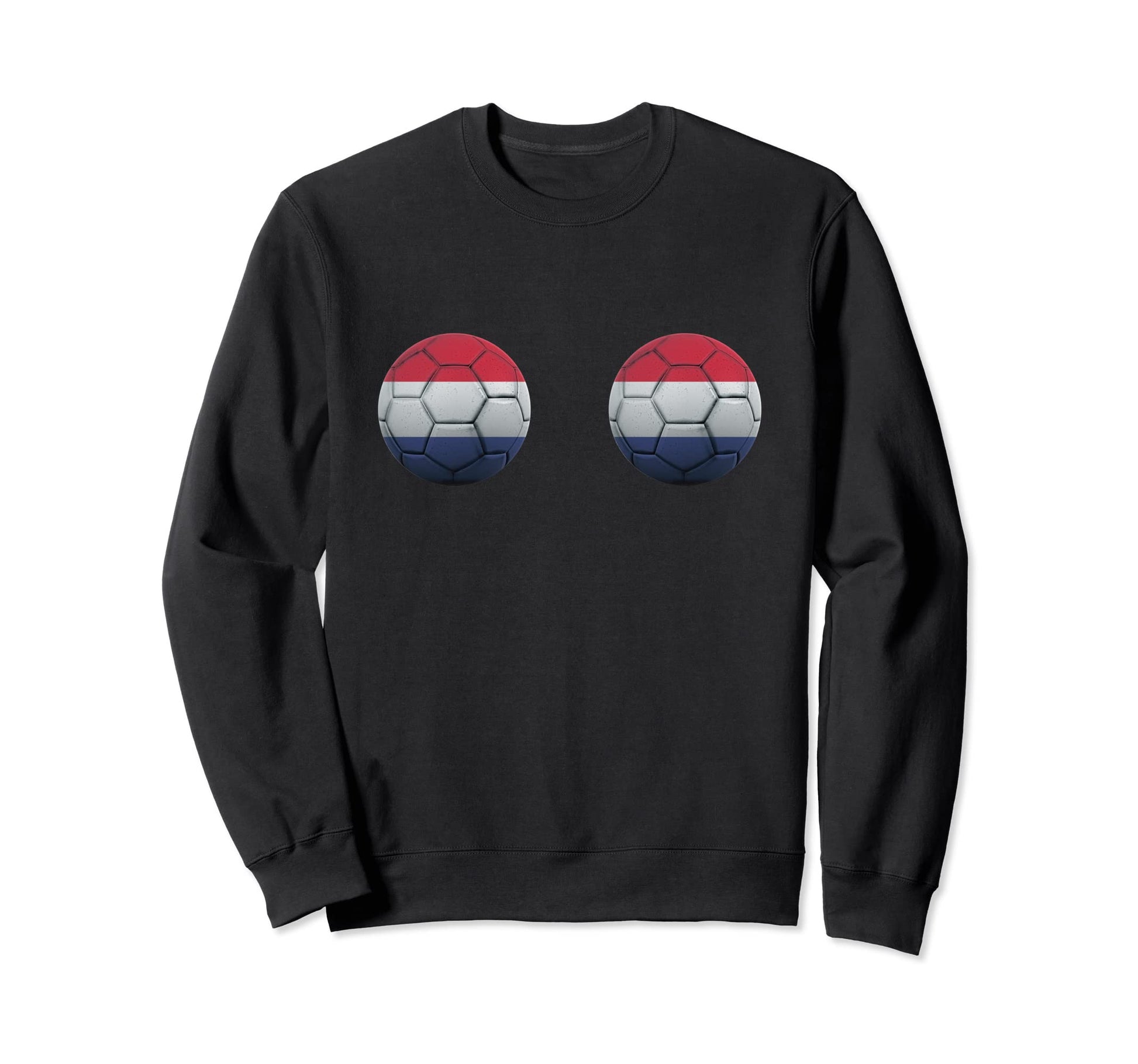 Netherlands Soccer Dutch Flag Boobs Sweatshirt - Graphic Print Unisex - T-Shirt, Sweatshirt, Hoodie