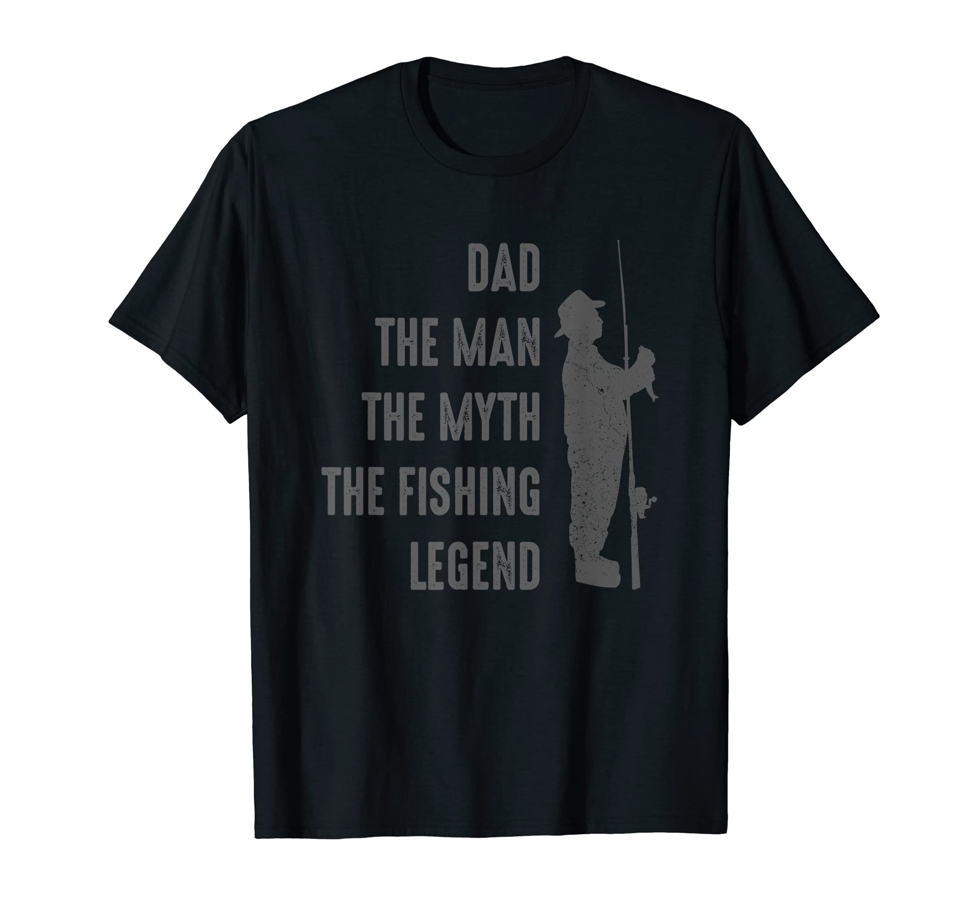 Dad Myth Fishing Legend Dad Fishing T-Shirt - Custom Art Print Men Women - T-Shirt, Sweatshirt, Hoodie