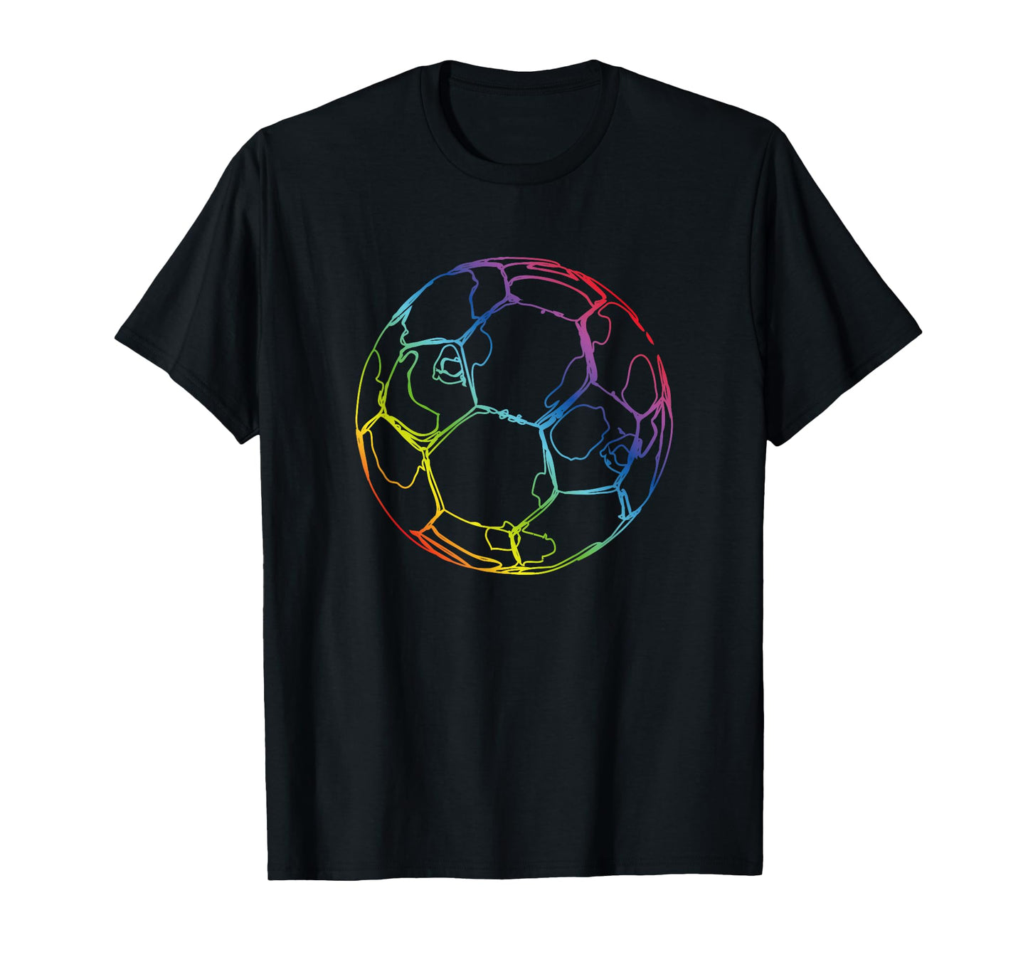Soccer Ball Drawing Soccer Fans T-Shirt - Custom Art Print for Adults - T-Shirt, Sweatshirt, Hoodie