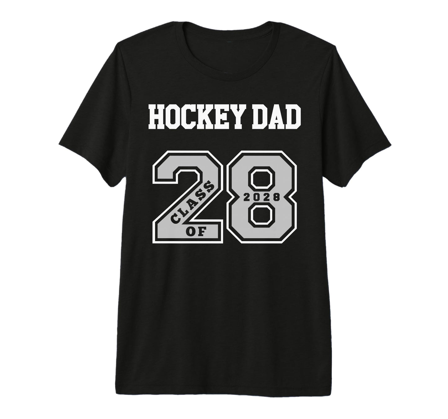 Hockey Dad Class 2028 Hockey Dad 28 T-Shirt - Fun Novelty Design Men Women - T-Shirt, Sweatshirt, Hoodie