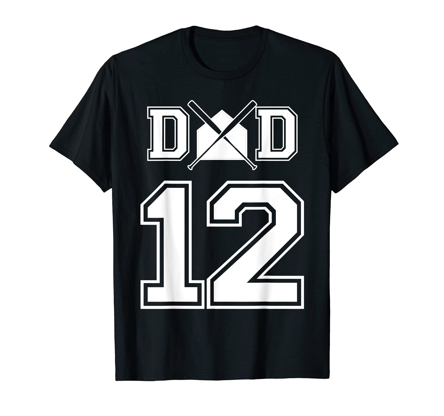 Number 12 Players Biggest Fan Baseball T-Shirt - Graphic Print Men Women - T-Shirt, Sweatshirt, Hoodie